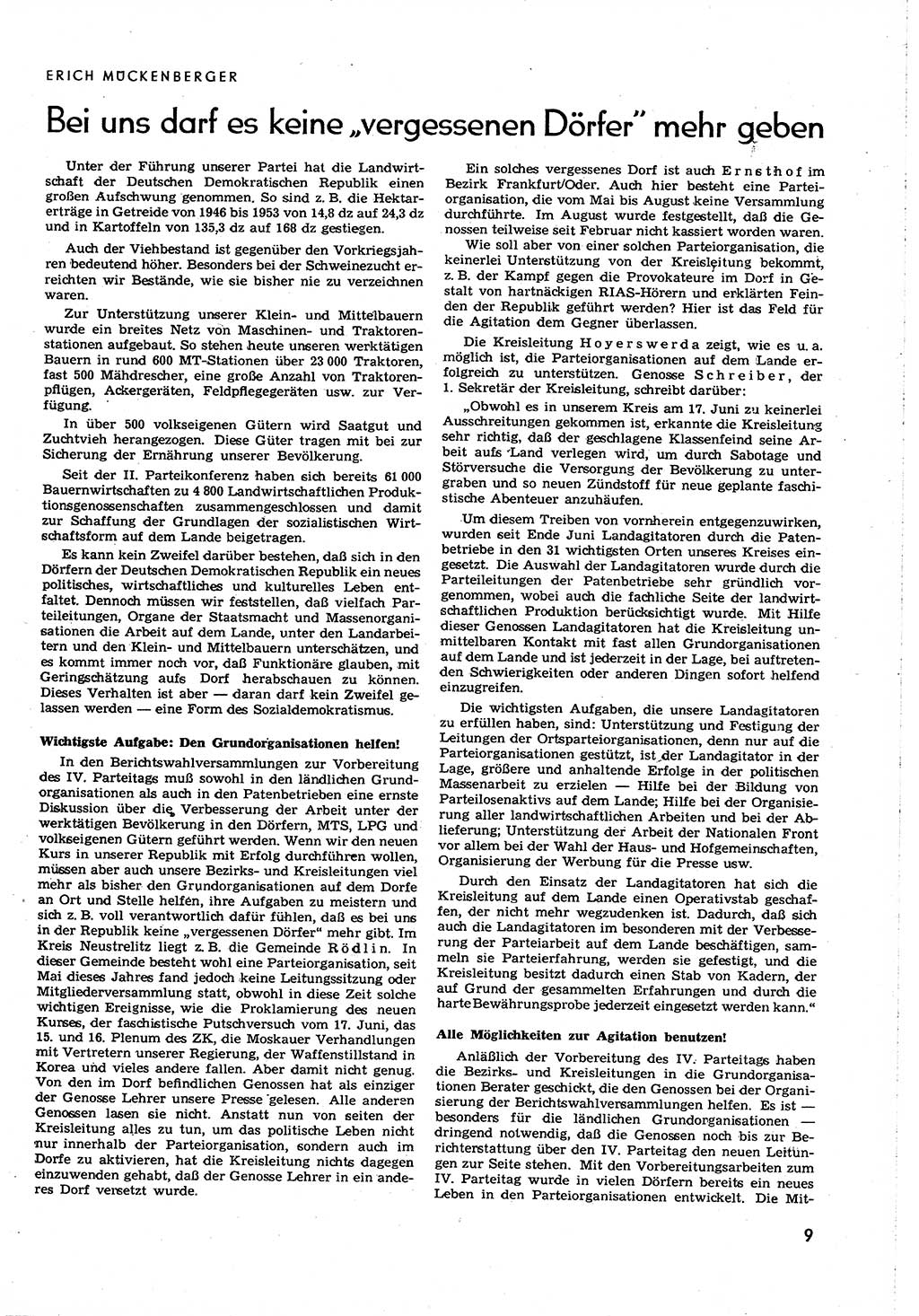 Neuer Weg (NW), Organ des Zentralkomitees (ZK) [Sozialistische Einheitspartei Deutschlands (SED)] für alle Parteiarbeiter, 8. Jahrgang [Deutsche Demokratische Republik (DDR)] 1953, Heft 22/9 (NW ZK SED DDR 1953, H. 22/9)