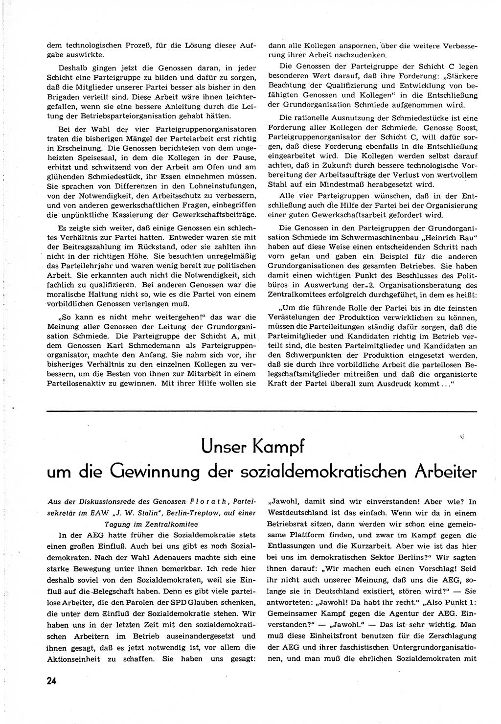 Neuer Weg (NW), Organ des Zentralkomitees (ZK) [Sozialistische Einheitspartei Deutschlands (SED)] für alle Parteiarbeiter, 8. Jahrgang [Deutsche Demokratische Republik (DDR)] 1953, Heft 22/24 (NW ZK SED DDR 1953, H. 22/24)