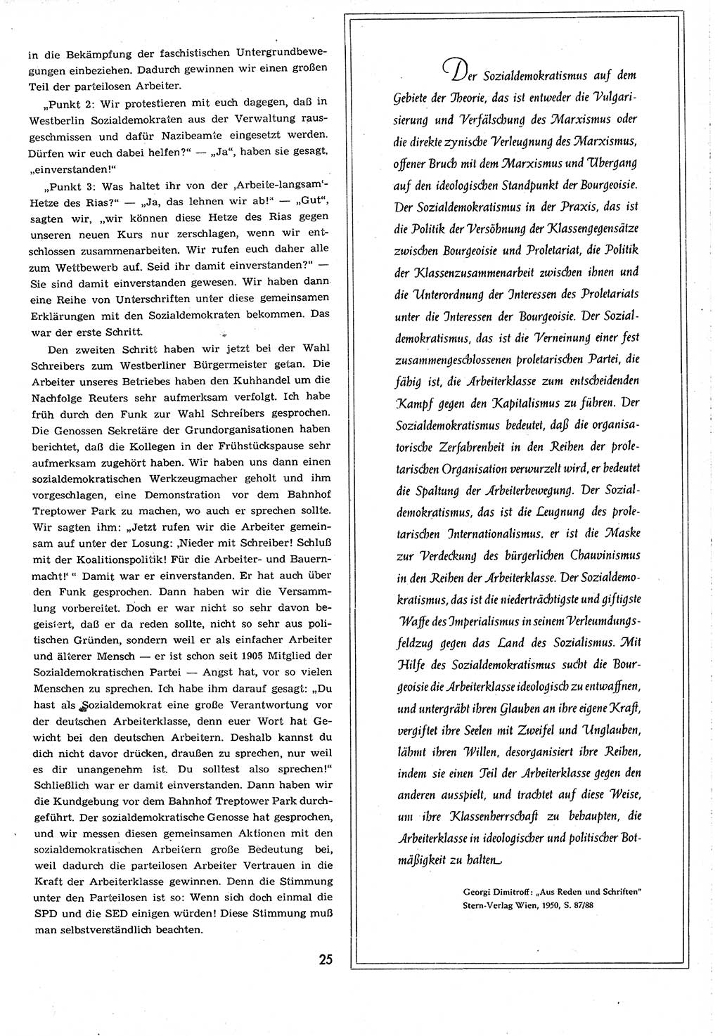 Neuer Weg (NW), Organ des Zentralkomitees (ZK) [Sozialistische Einheitspartei Deutschlands (SED)] für alle Parteiarbeiter, 8. Jahrgang [Deutsche Demokratische Republik (DDR)] 1953, Heft 22/25 (NW ZK SED DDR 1953, H. 22/25)