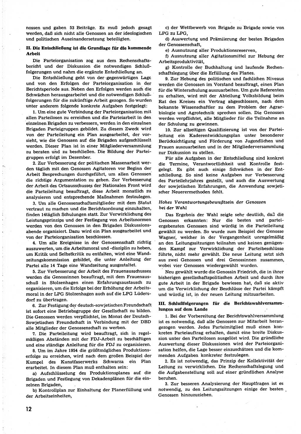 Neuer Weg (NW), Organ des Zentralkomitees (ZK) [Sozialistische Einheitspartei Deutschlands (SED)] für alle Parteiarbeiter, 8. Jahrgang [Deutsche Demokratische Republik (DDR)] 1953, Heft 23/12 (NW ZK SED DDR 1953, H. 23/12)