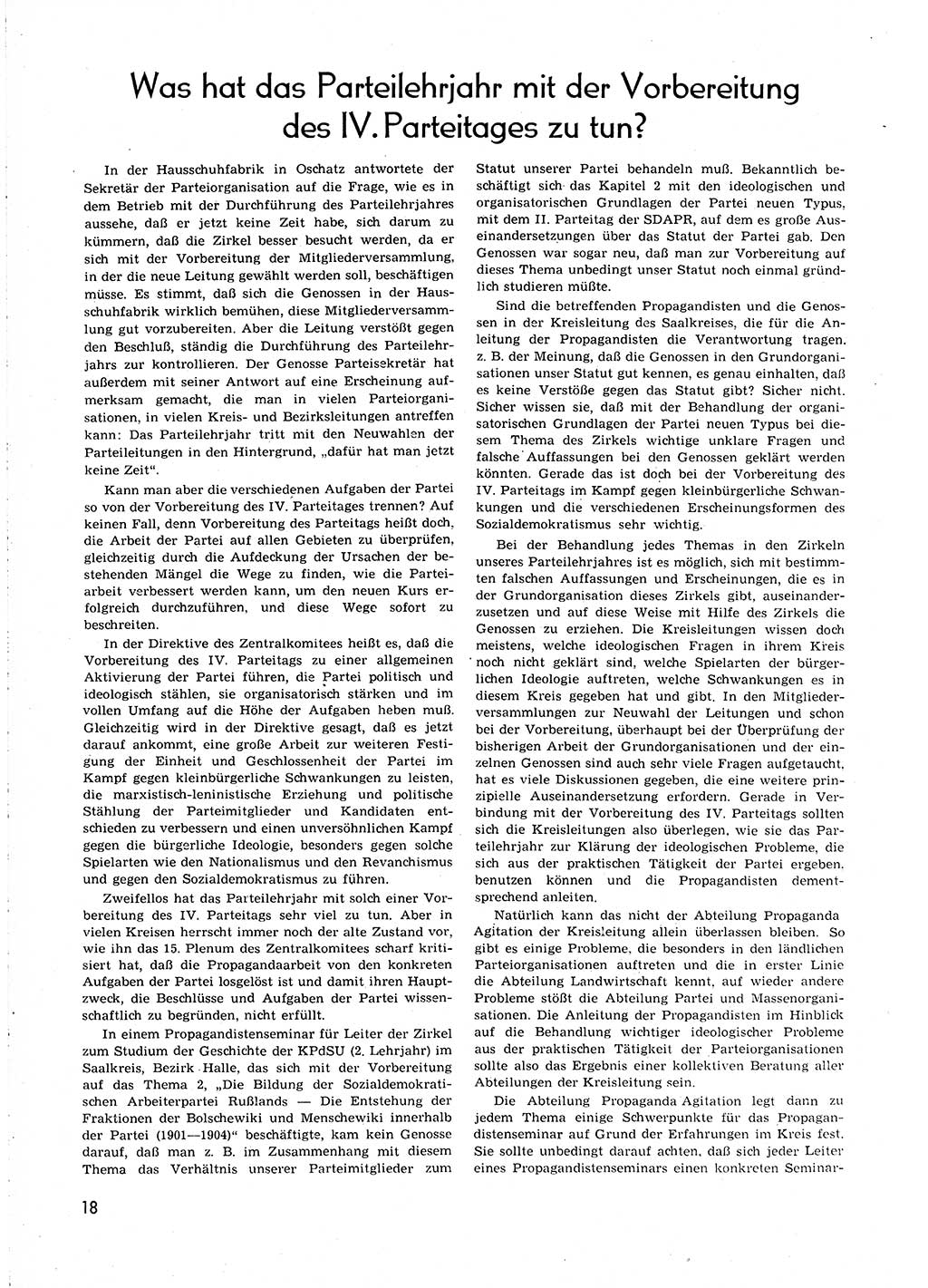 Neuer Weg (NW), Organ des Zentralkomitees (ZK) [Sozialistische Einheitspartei Deutschlands (SED)] für alle Parteiarbeiter, 8. Jahrgang [Deutsche Demokratische Republik (DDR)] 1953, Heft 23/18 (NW ZK SED DDR 1953, H. 23/18)