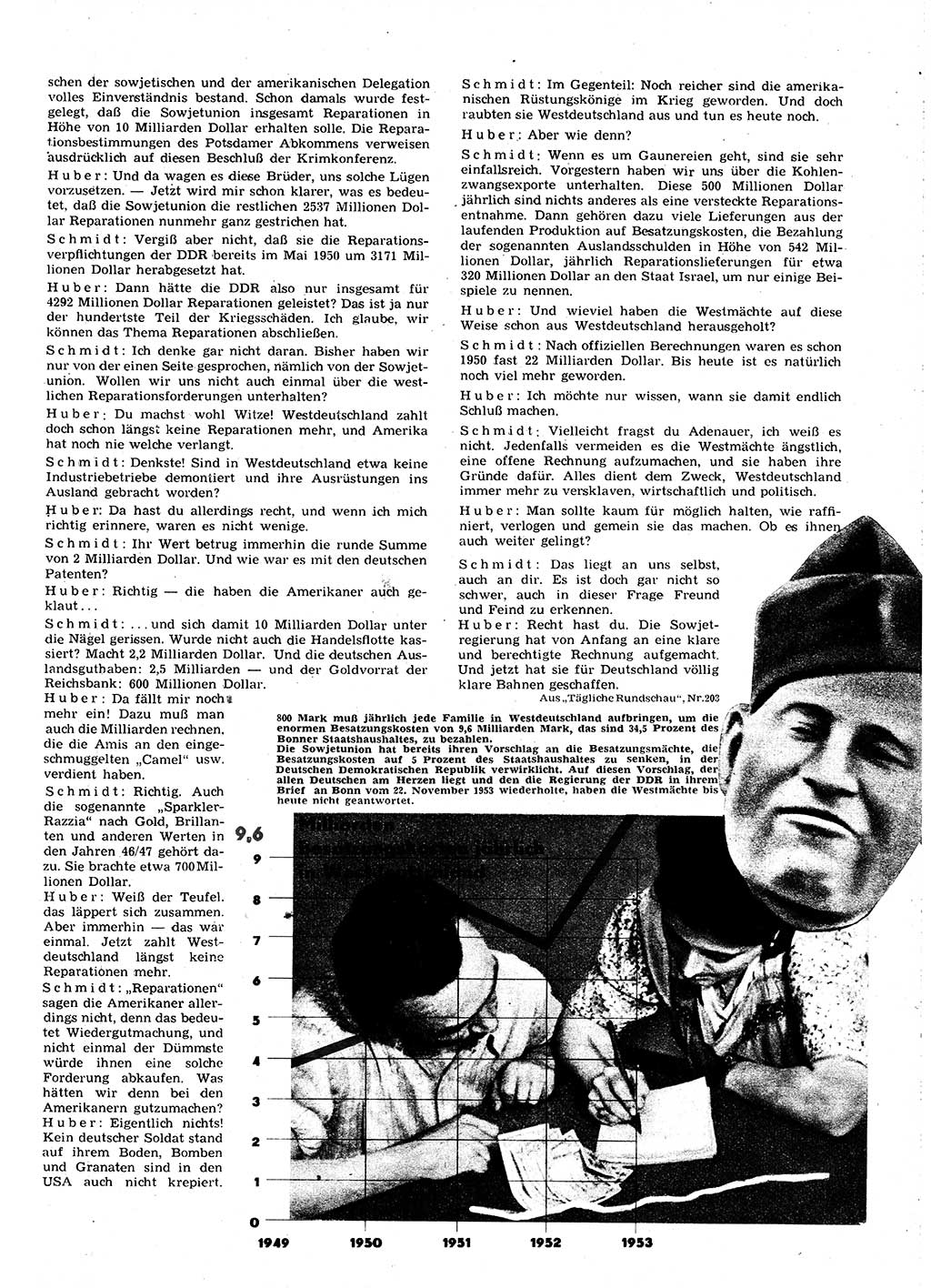 Neuer Weg (NW), Organ des Zentralkomitees (ZK) [Sozialistische Einheitspartei Deutschlands (SED)] für alle Parteiarbeiter, 8. Jahrgang [Deutsche Demokratische Republik (DDR)] 1953, Heft 23/23 (NW ZK SED DDR 1953, H. 23/23)