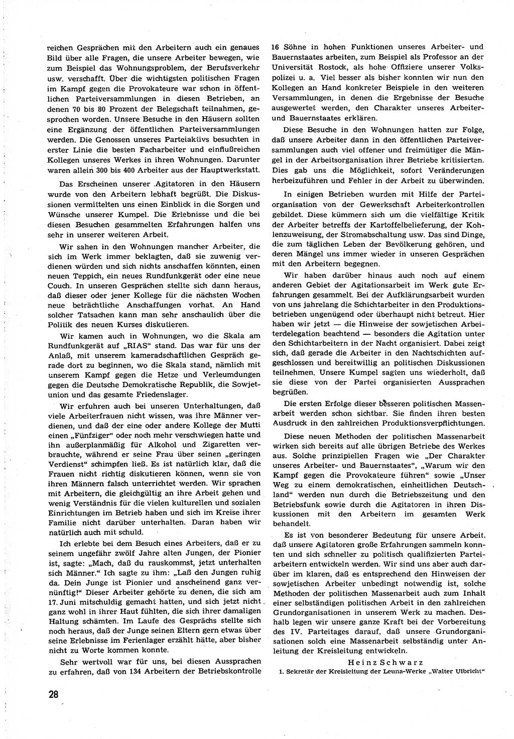 Neuer Weg (NW), Organ des Zentralkomitees (ZK) [Sozialistische Einheitspartei Deutschlands (SED)] für alle Parteiarbeiter, 8. Jahrgang [Deutsche Demokratische Republik (DDR)] 1953, Heft 23/28 (NW ZK SED DDR 1953, H. 23/28)