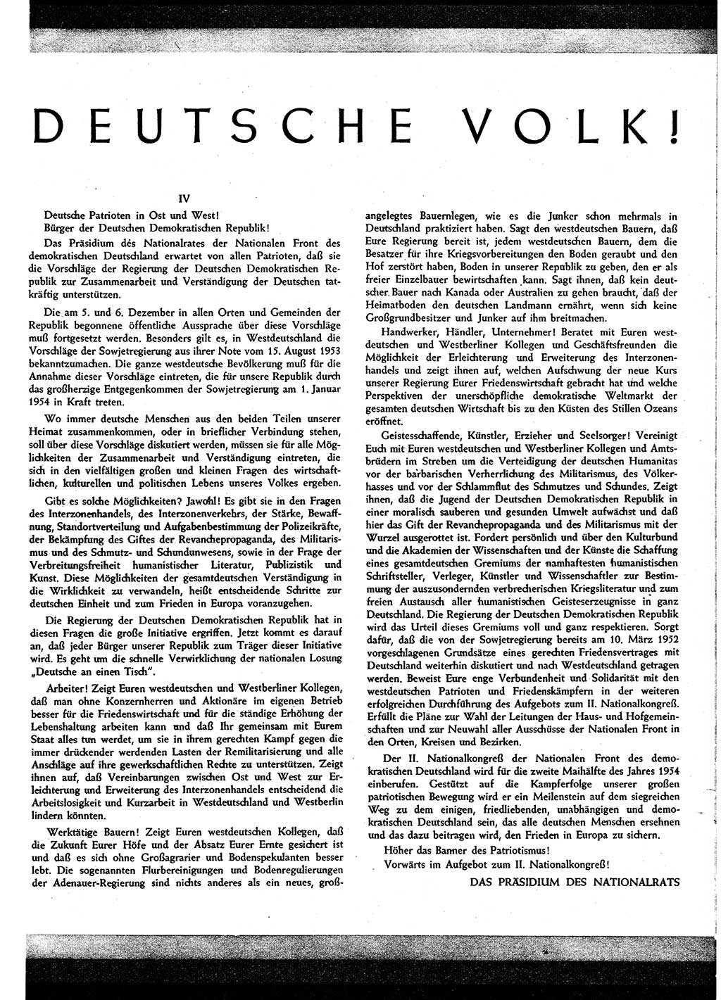 Neuer Weg (NW), Organ des Zentralkomitees (ZK) [Sozialistische Einheitspartei Deutschlands (SED)] für alle Parteiarbeiter, 8. Jahrgang [Deutsche Demokratische Republik (DDR)] 1953, Heft 24/1 (NW ZK SED DDR 1953, H. 24/1)
