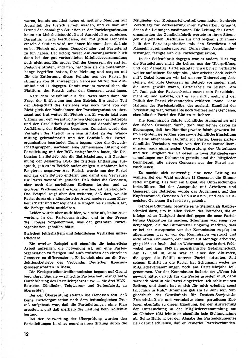 Neuer Weg (NW), Organ des Zentralkomitees (ZK) [Sozialistische Einheitspartei Deutschlands (SED)] für alle Parteiarbeiter, 8. Jahrgang [Deutsche Demokratische Republik (DDR)] 1953, Heft 24/12 (NW ZK SED DDR 1953, H. 24/12)
