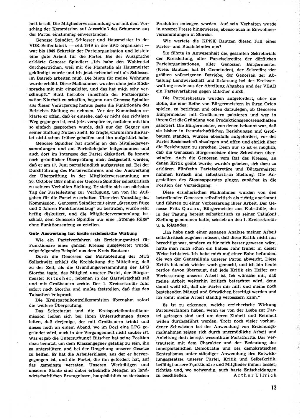 Neuer Weg (NW), Organ des Zentralkomitees (ZK) [Sozialistische Einheitspartei Deutschlands (SED)] für alle Parteiarbeiter, 8. Jahrgang [Deutsche Demokratische Republik (DDR)] 1953, Heft 24/13 (NW ZK SED DDR 1953, H. 24/13)