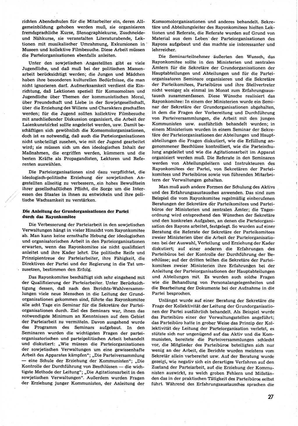 Neuer Weg (NW), Organ des Zentralkomitees (ZK) [Sozialistische Einheitspartei Deutschlands (SED)] für alle Parteiarbeiter, 8. Jahrgang [Deutsche Demokratische Republik (DDR)] 1953, Heft 24/27 (NW ZK SED DDR 1953, H. 24/27)