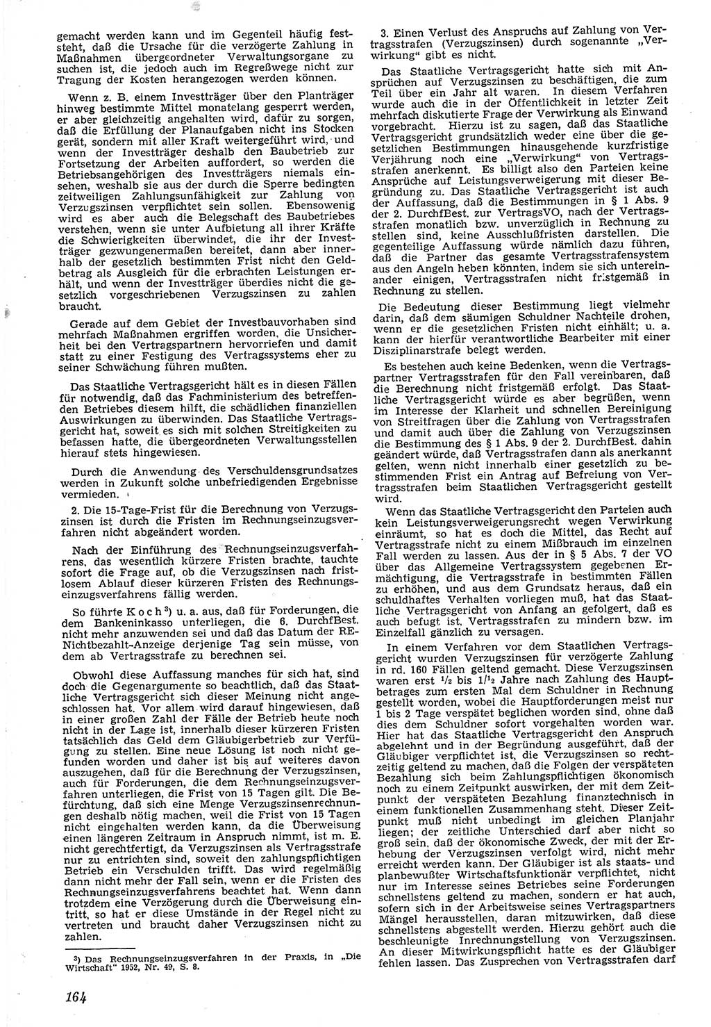 Neue Justiz (NJ), Zeitschrift für Recht und Rechtswissenschaft [Deutsche Demokratische Republik (DDR)], 7. Jahrgang 1953, Seite 164 (NJ DDR 1953, S. 164)