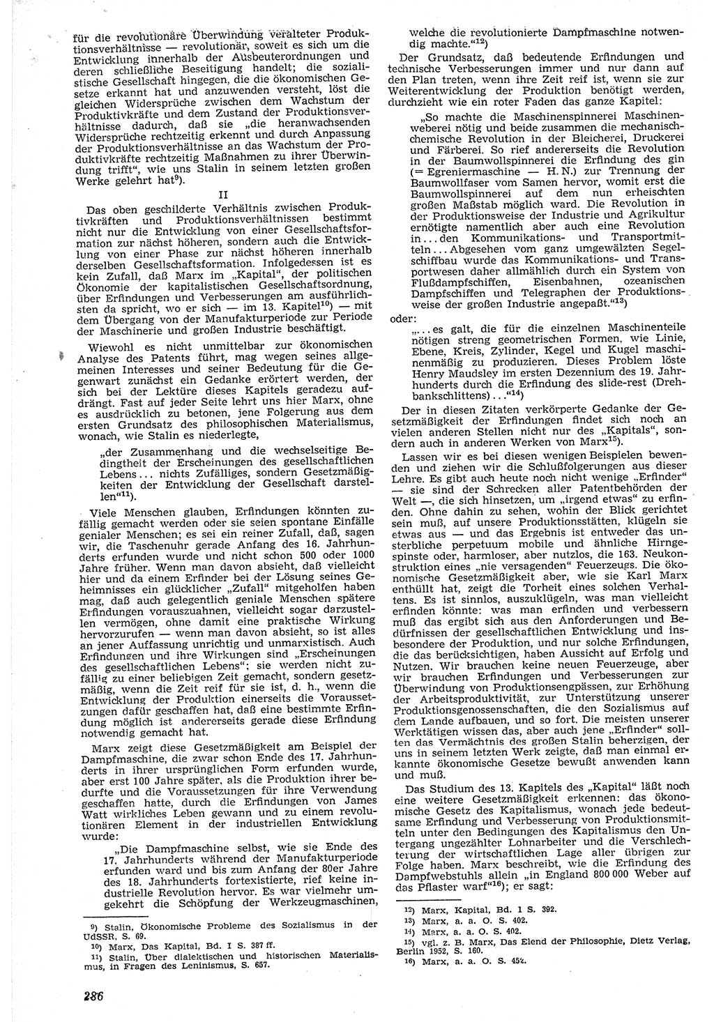 Neue Justiz (NJ), Zeitschrift für Recht und Rechtswissenschaft [Deutsche Demokratische Republik (DDR)], 7. Jahrgang 1953, Seite 286 (NJ DDR 1953, S. 286)
