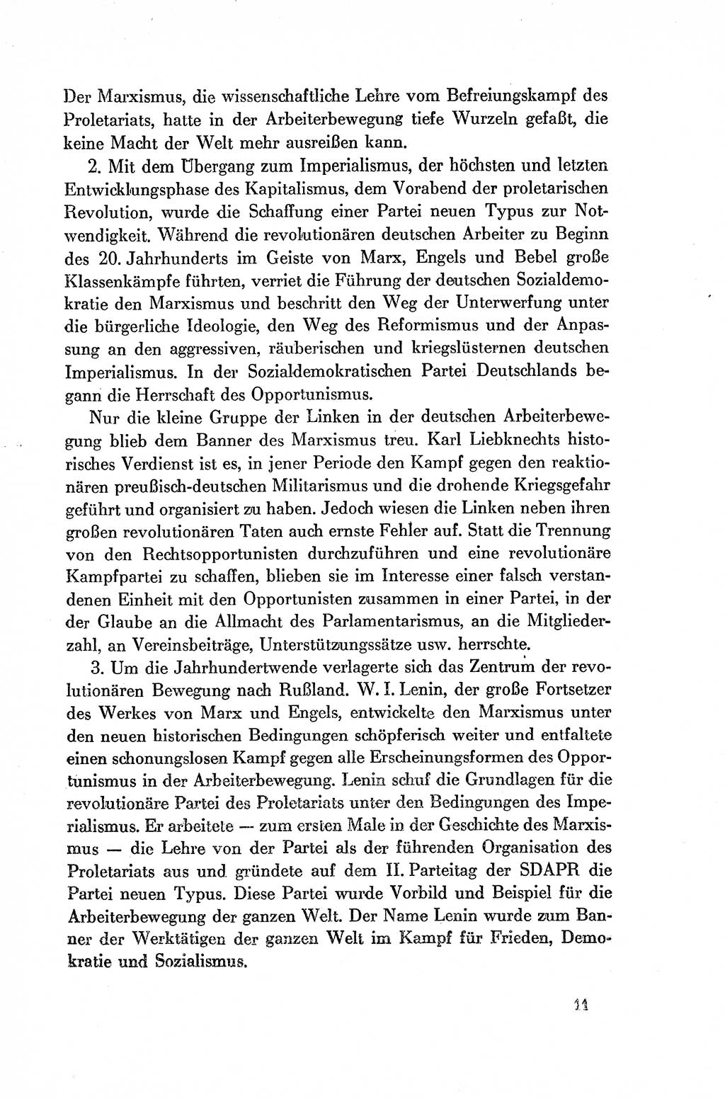 Dokumente der Sozialistischen Einheitspartei Deutschlands (SED) [Deutsche Demokratische Republik (DDR)] 1954-1955, Seite 11 (Dok. SED DDR 1954-1955, S. 11)
