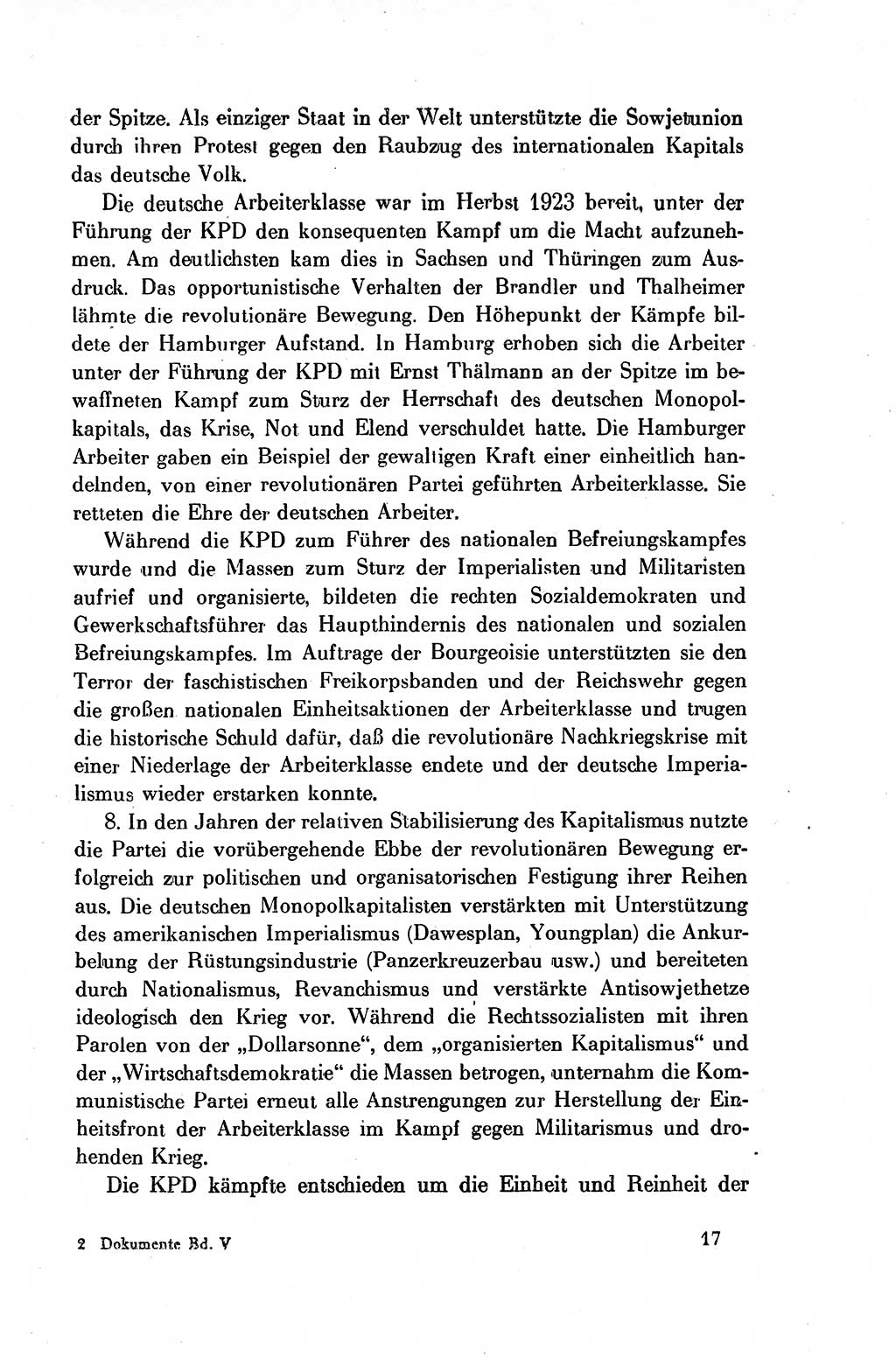 Dokumente der Sozialistischen Einheitspartei Deutschlands (SED) [Deutsche Demokratische Republik (DDR)] 1954-1955, Seite 17 (Dok. SED DDR 1954-1955, S. 17)