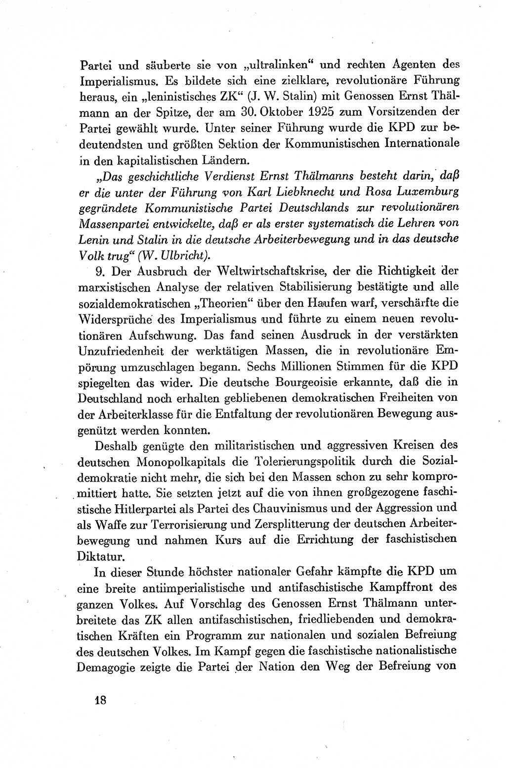Dokumente der Sozialistischen Einheitspartei Deutschlands (SED) [Deutsche Demokratische Republik (DDR)] 1954-1955, Seite 18 (Dok. SED DDR 1954-1955, S. 18)