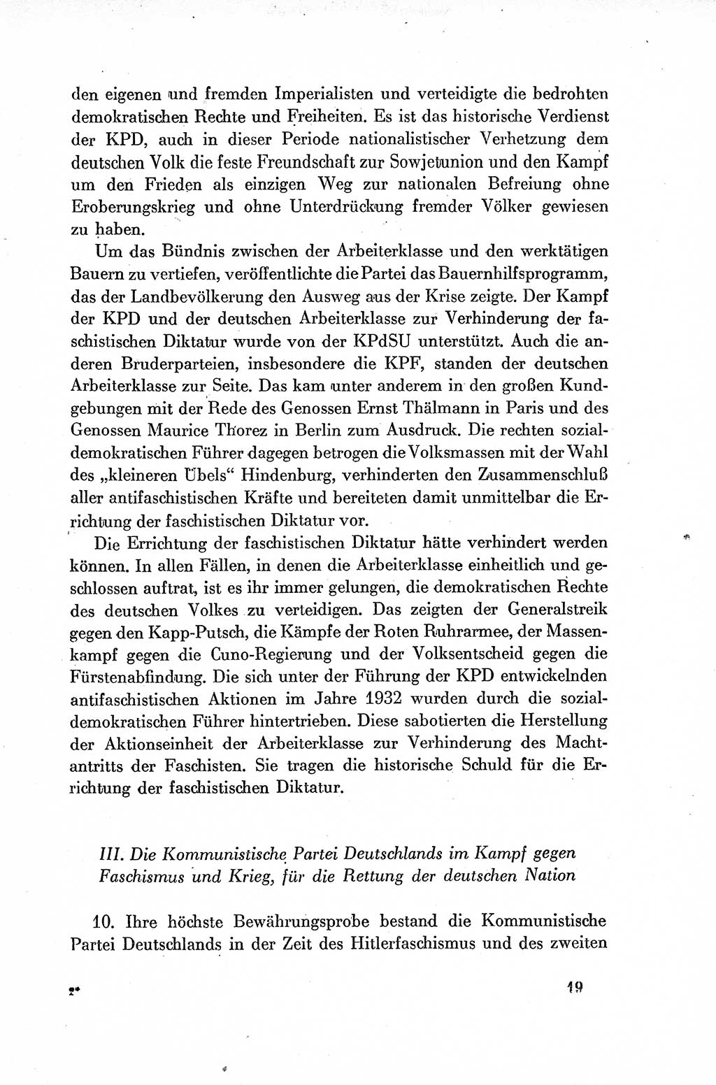 Dokumente der Sozialistischen Einheitspartei Deutschlands (SED) [Deutsche Demokratische Republik (DDR)] 1954-1955, Seite 19 (Dok. SED DDR 1954-1955, S. 19)