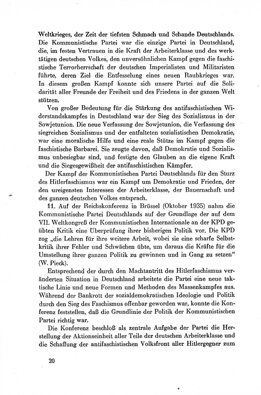 Dokumente der Sozialistischen Einheitspartei Deutschlands (SED) [Deutsche Demokratische Republik (DDR)] 1954-1955, Seite 20 (Dok. SED DDR 1954-1955, S. 20)