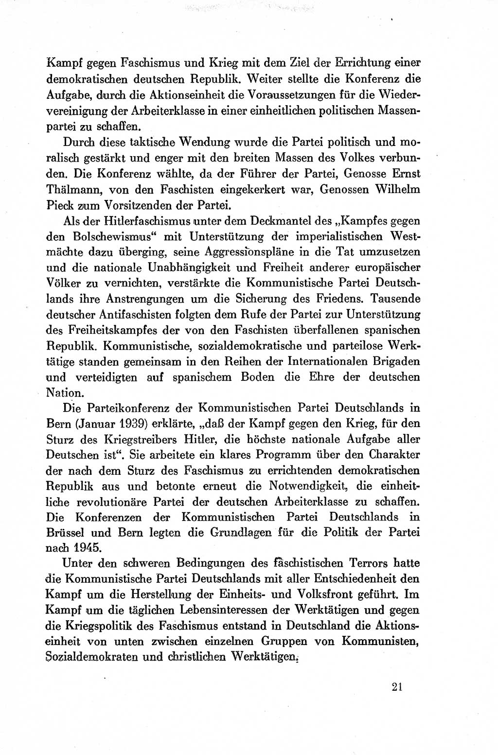 Dokumente der Sozialistischen Einheitspartei Deutschlands (SED) [Deutsche Demokratische Republik (DDR)] 1954-1955, Seite 21 (Dok. SED DDR 1954-1955, S. 21)