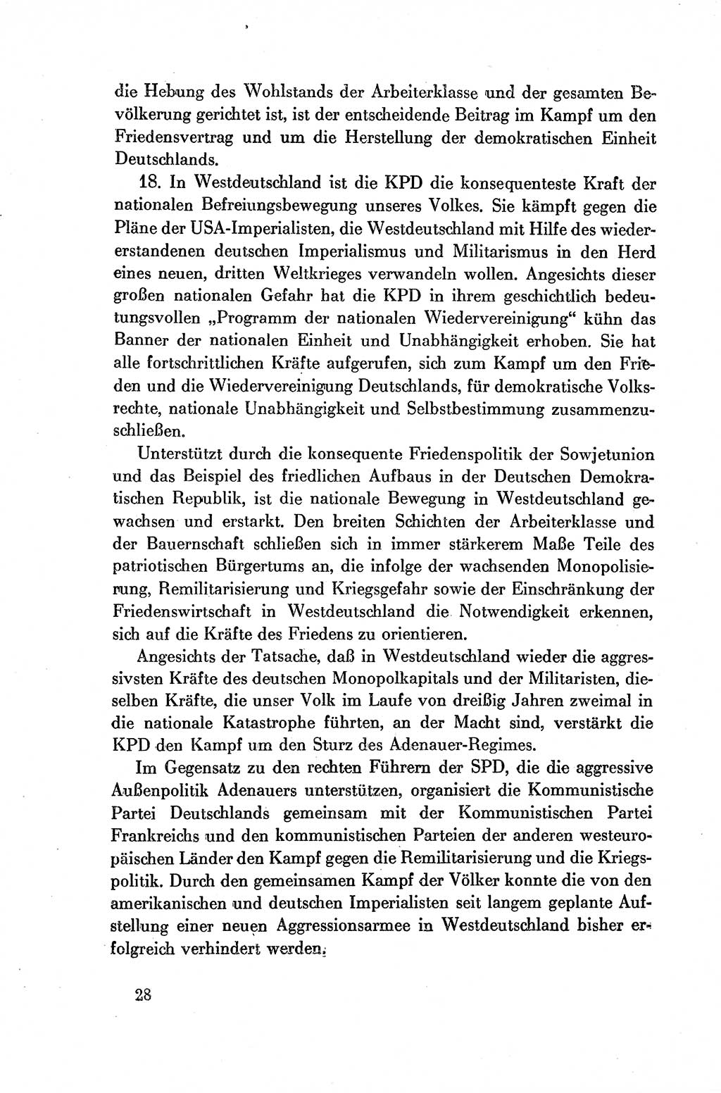 Dokumente der Sozialistischen Einheitspartei Deutschlands (SED) [Deutsche Demokratische Republik (DDR)] 1954-1955, Seite 28 (Dok. SED DDR 1954-1955, S. 28)