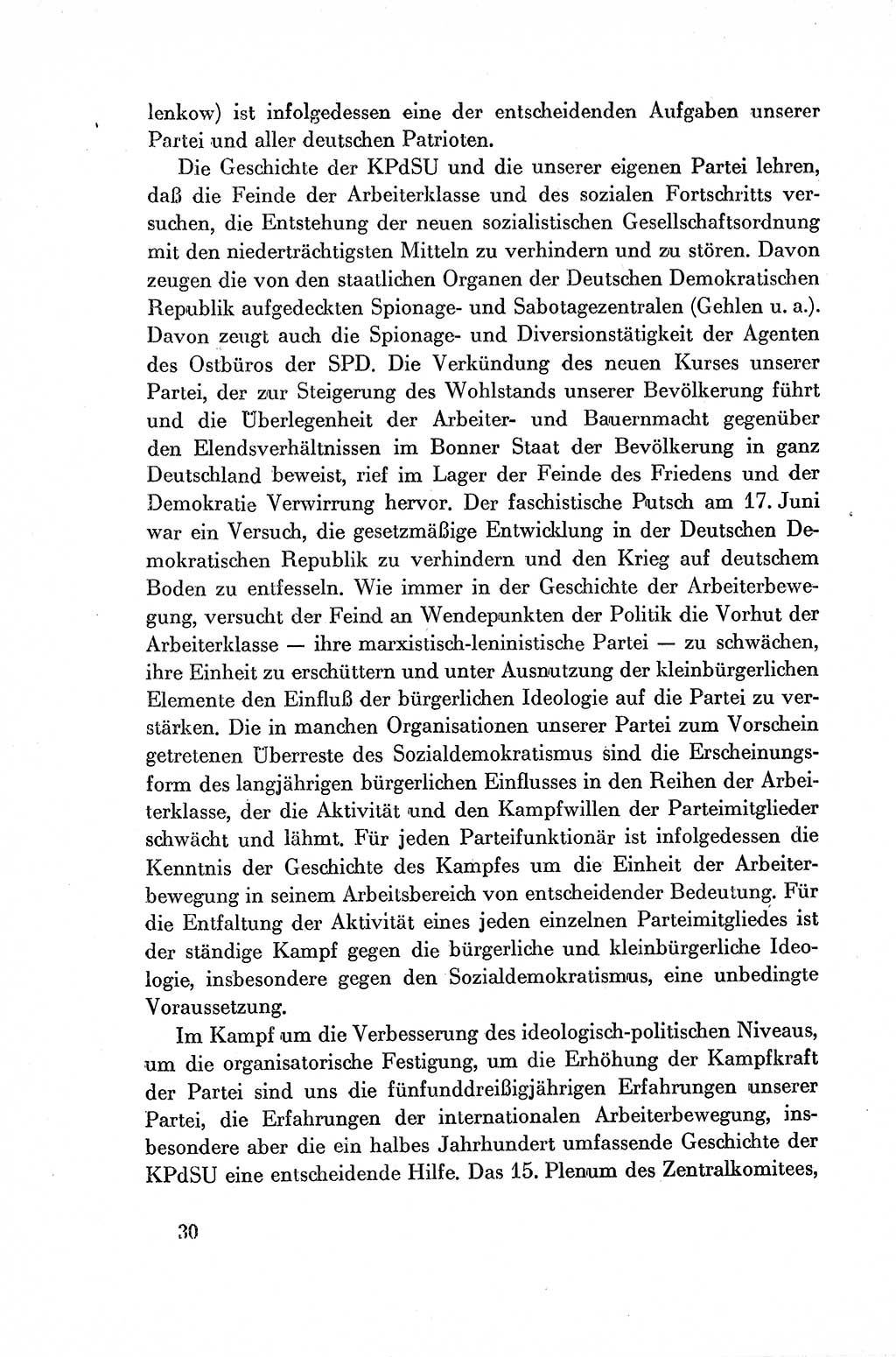 Dokumente der Sozialistischen Einheitspartei Deutschlands (SED) [Deutsche Demokratische Republik (DDR)] 1954-1955, Seite 30 (Dok. SED DDR 1954-1955, S. 30)