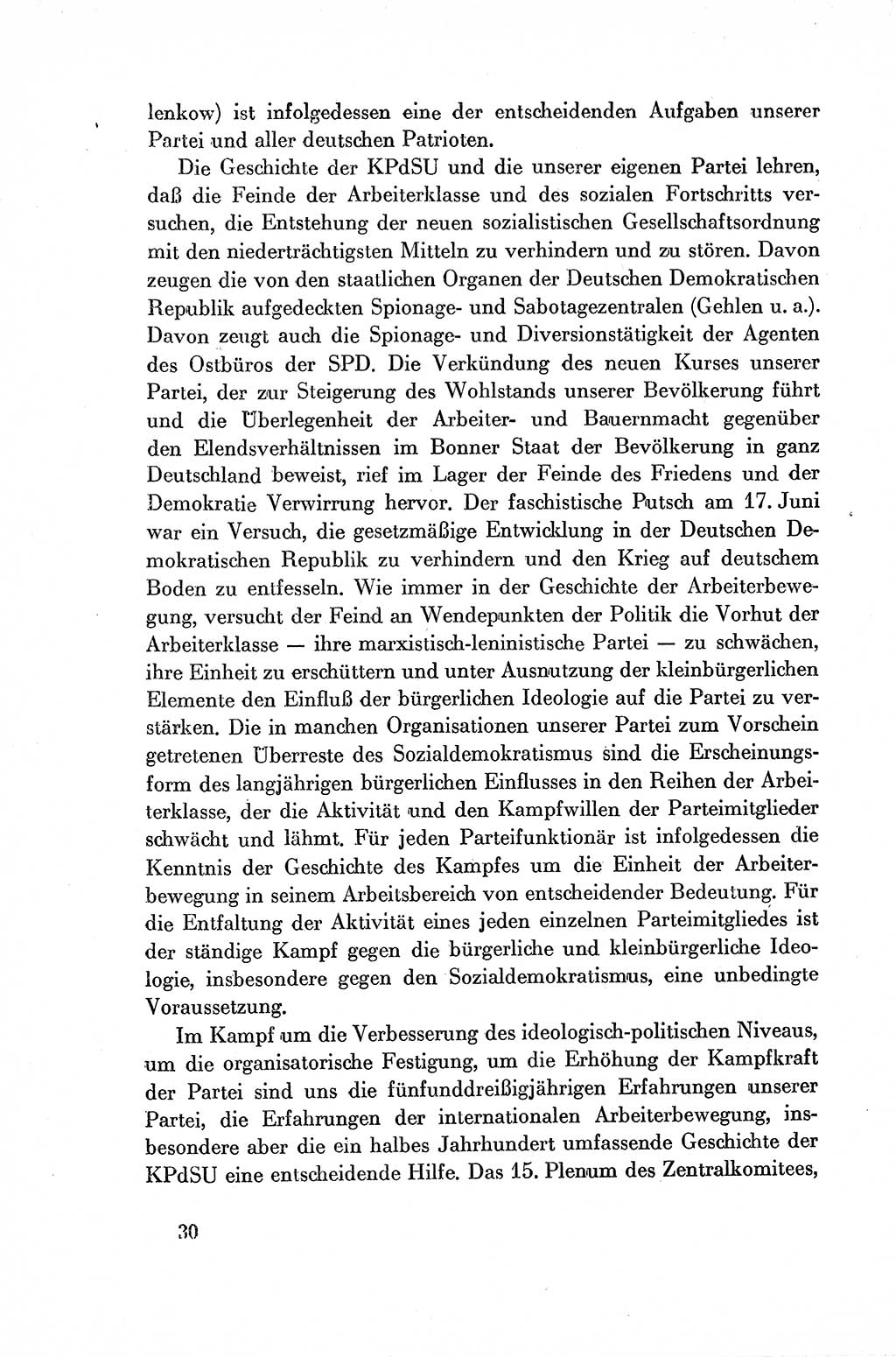 Dokumente der Sozialistischen Einheitspartei Deutschlands (SED) [Deutsche Demokratische Republik (DDR)] 1954-1955, Seite 30 (Dok. SED DDR 1954-1955, S. 30)