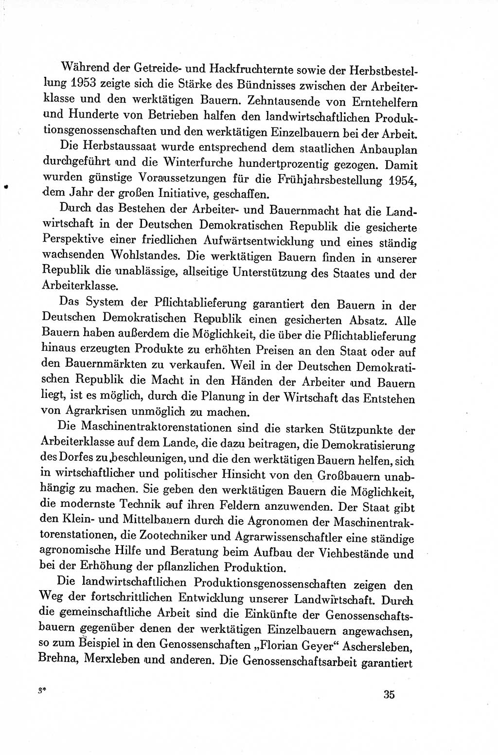 Dokumente der Sozialistischen Einheitspartei Deutschlands (SED) [Deutsche Demokratische Republik (DDR)] 1954-1955, Seite 35 (Dok. SED DDR 1954-1955, S. 35)