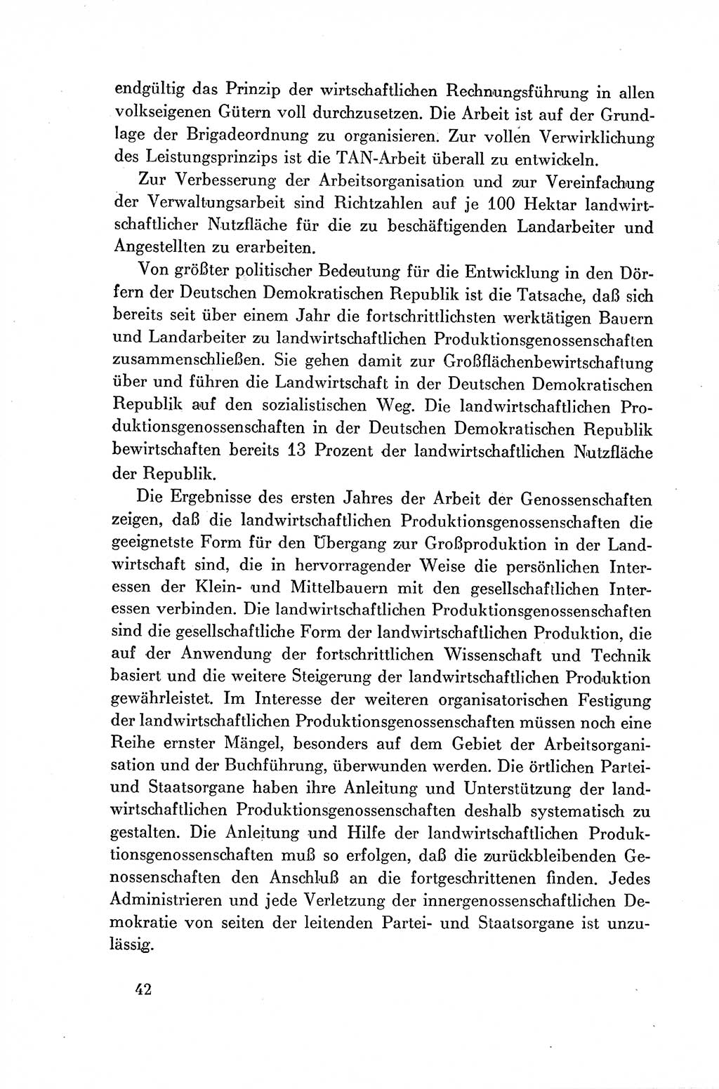Dokumente der Sozialistischen Einheitspartei Deutschlands (SED) [Deutsche Demokratische Republik (DDR)] 1954-1955, Seite 42 (Dok. SED DDR 1954-1955, S. 42)