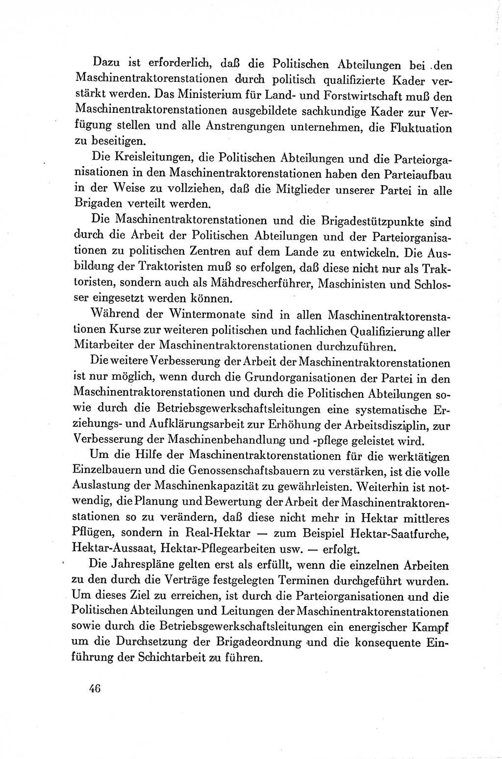 Dokumente der Sozialistischen Einheitspartei Deutschlands (SED) [Deutsche Demokratische Republik (DDR)] 1954-1955, Seite 46 (Dok. SED DDR 1954-1955, S. 46)
