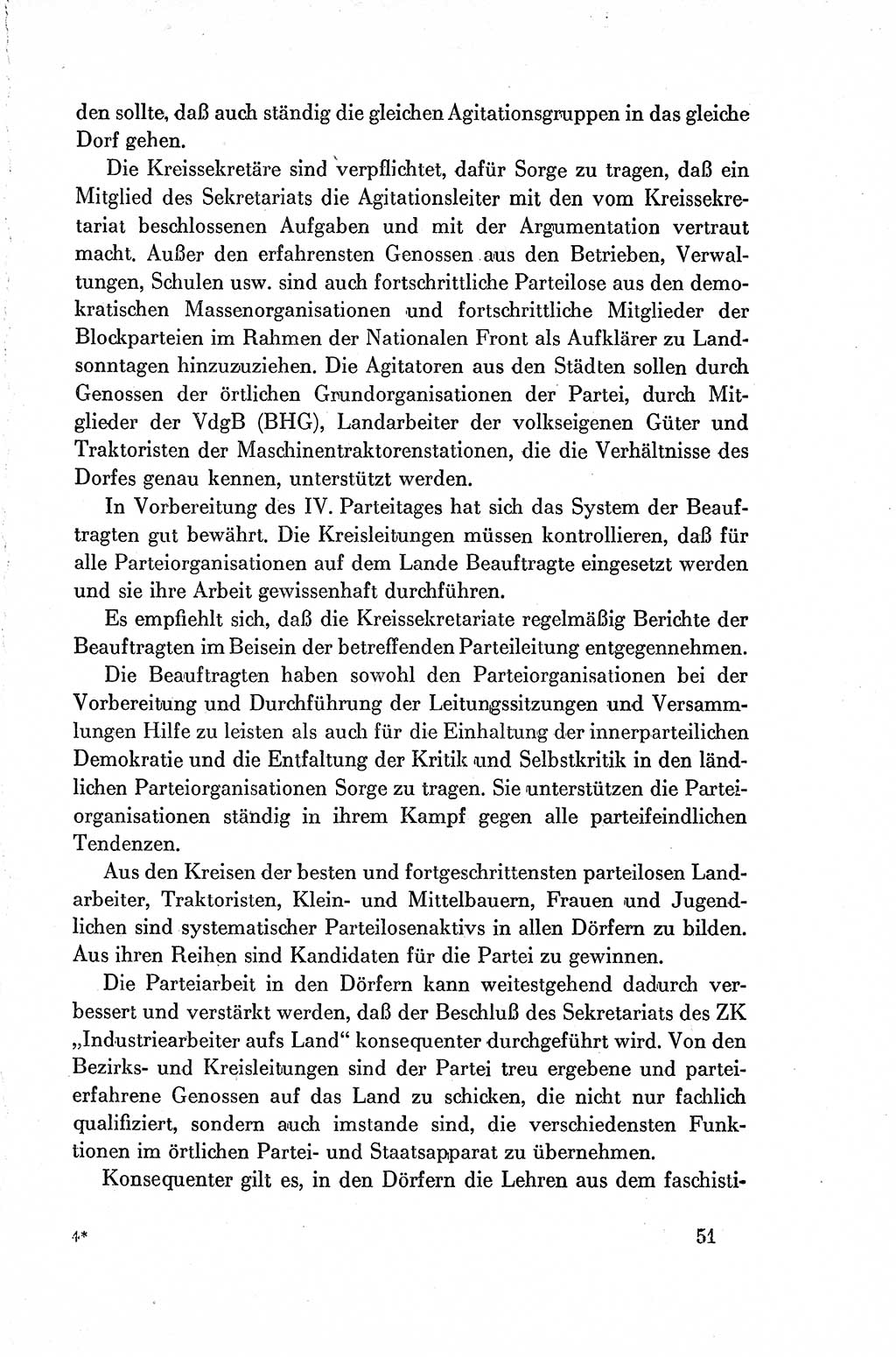 Dokumente der Sozialistischen Einheitspartei Deutschlands (SED) [Deutsche Demokratische Republik (DDR)] 1954-1955, Seite 51 (Dok. SED DDR 1954-1955, S. 51)