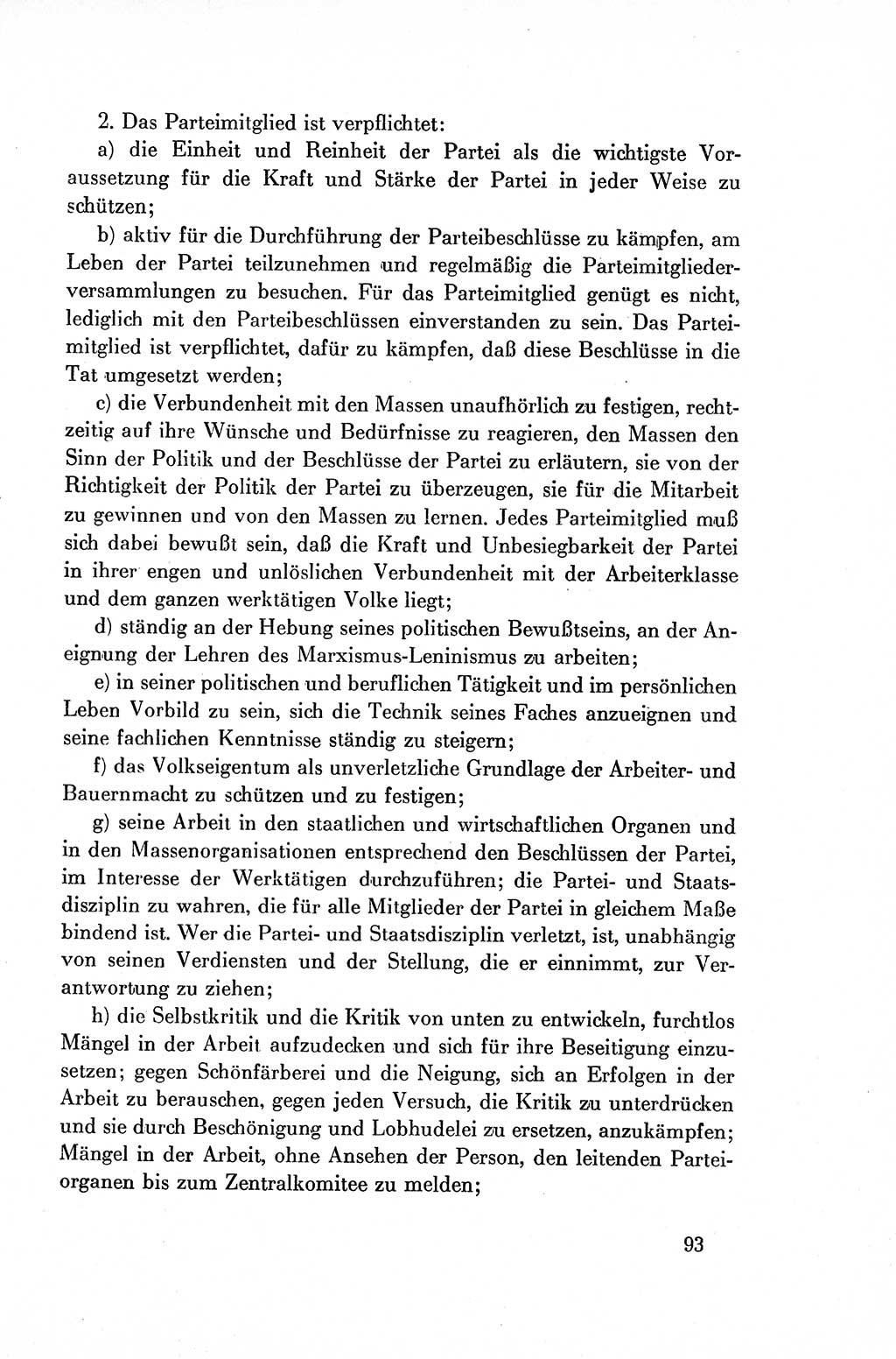 Dokumente der Sozialistischen Einheitspartei Deutschlands (SED) [Deutsche Demokratische Republik (DDR)] 1954-1955, Seite 93 (Dok. SED DDR 1954-1955, S. 93)