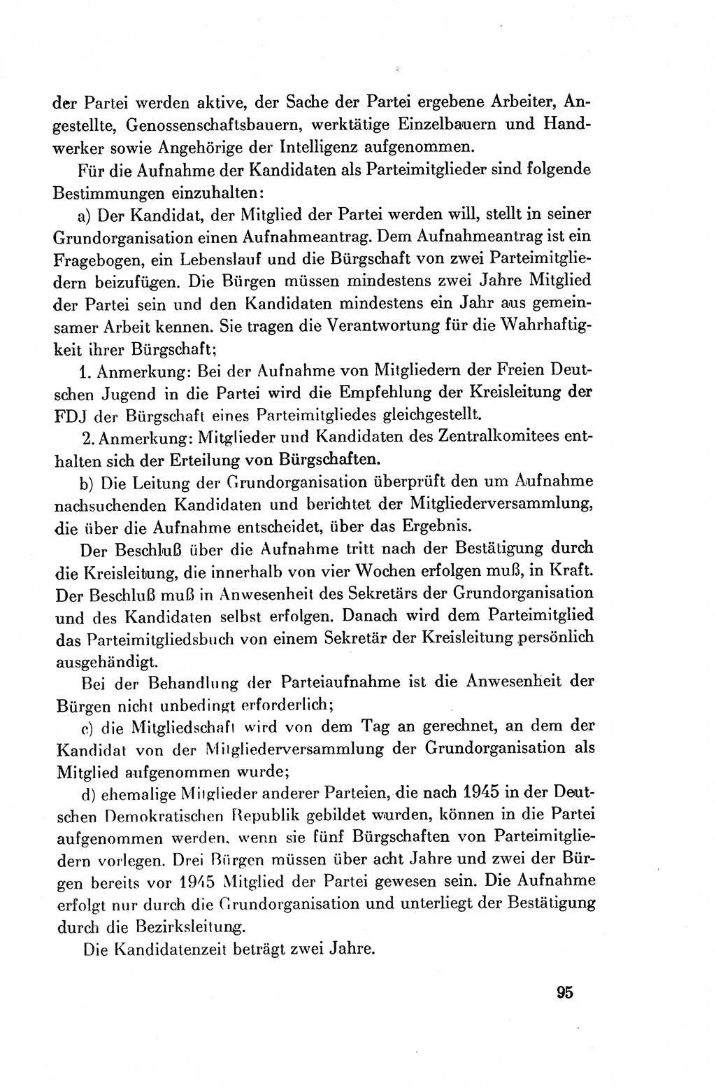 Dokumente der Sozialistischen Einheitspartei Deutschlands (SED) [Deutsche Demokratische Republik (DDR)] 1954-1955, Seite 95 (Dok. SED DDR 1954-1955, S. 95)