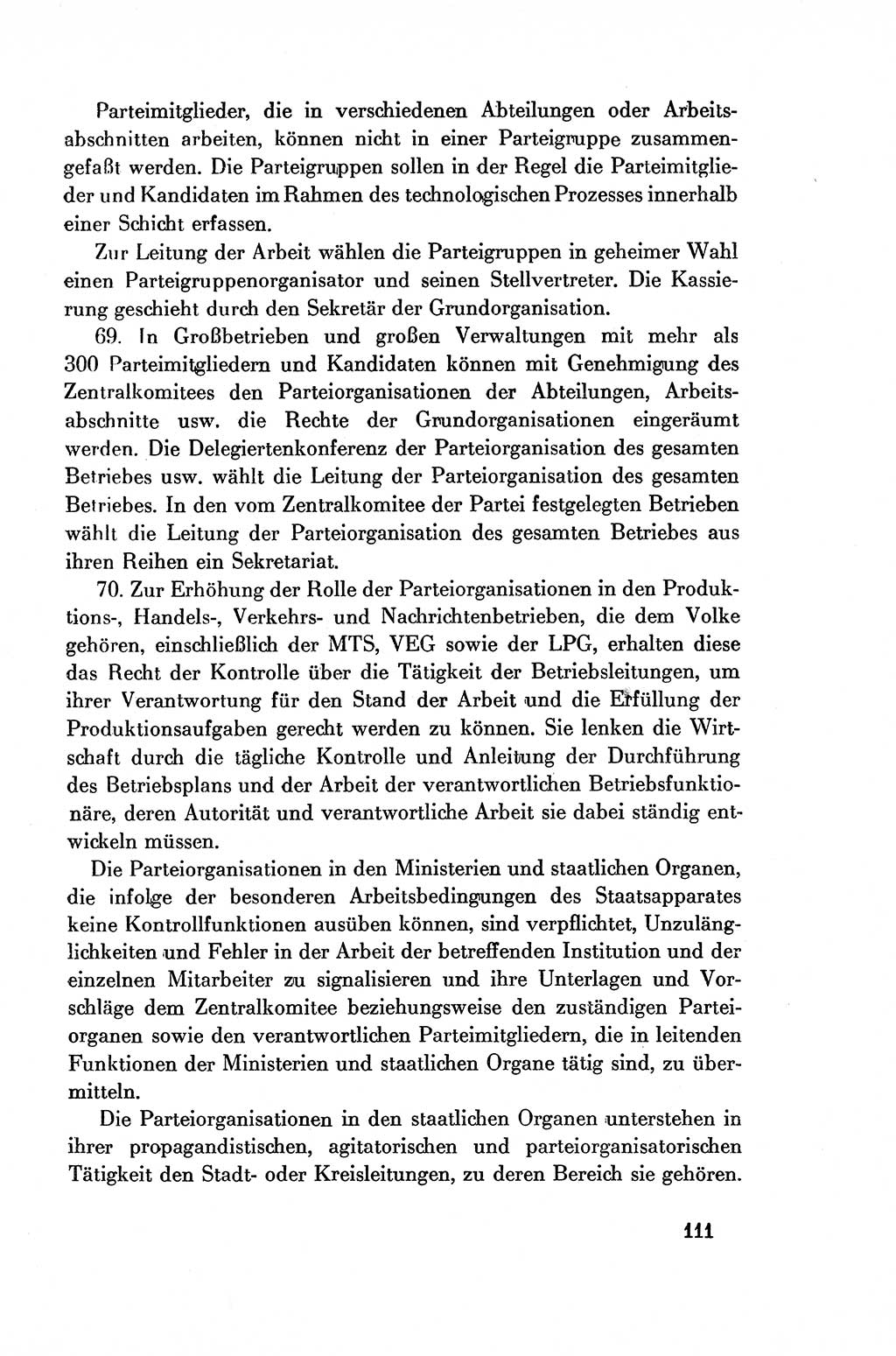 Dokumente der Sozialistischen Einheitspartei Deutschlands (SED) [Deutsche Demokratische Republik (DDR)] 1954-1955, Seite 111 (Dok. SED DDR 1954-1955, S. 111)