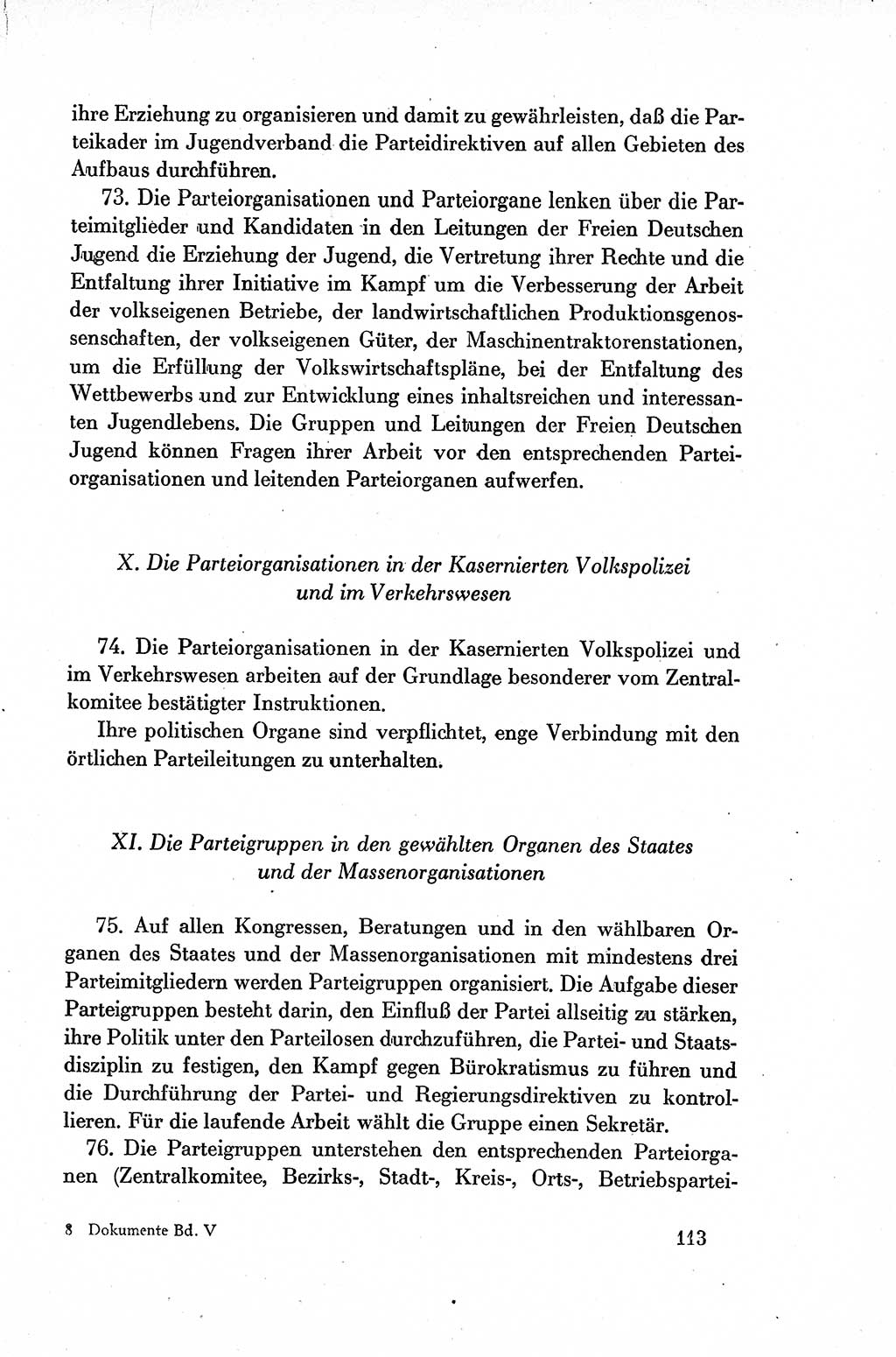 Dokumente der Sozialistischen Einheitspartei Deutschlands (SED) [Deutsche Demokratische Republik (DDR)] 1954-1955, Seite 113 (Dok. SED DDR 1954-1955, S. 113)