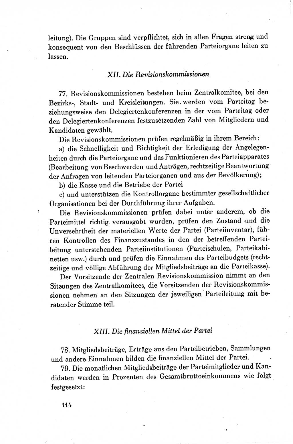 Dokumente der Sozialistischen Einheitspartei Deutschlands (SED) [Deutsche Demokratische Republik (DDR)] 1954-1955, Seite 114 (Dok. SED DDR 1954-1955, S. 114)