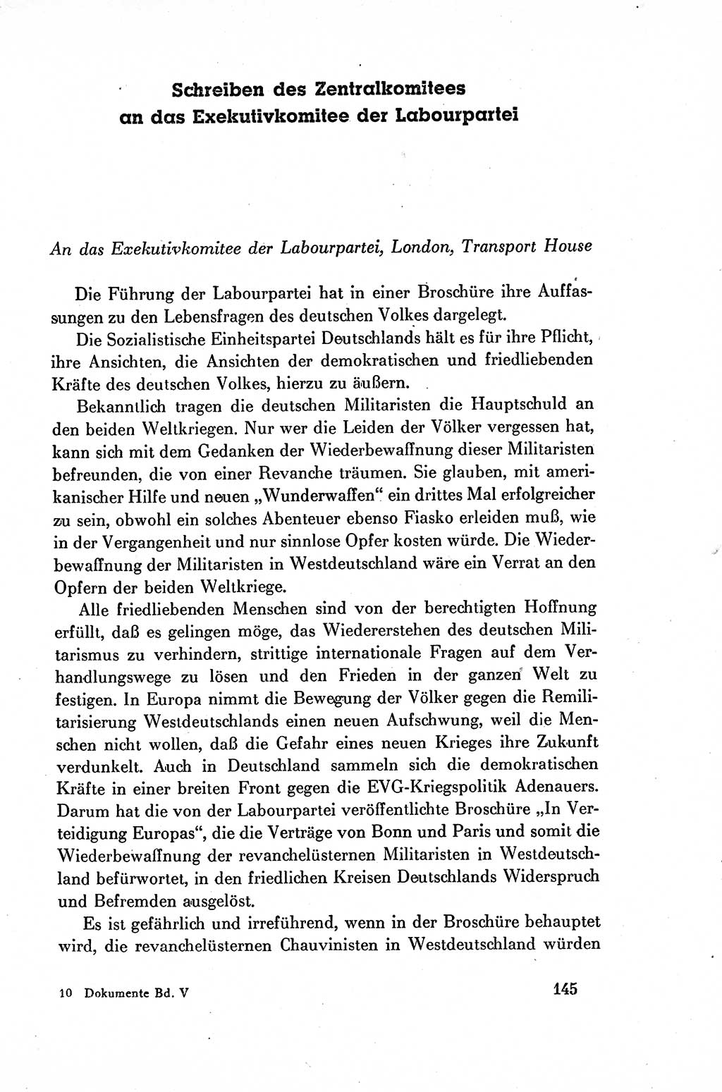 Dokumente der Sozialistischen Einheitspartei Deutschlands (SED) [Deutsche Demokratische Republik (DDR)] 1954-1955, Seite 145 (Dok. SED DDR 1954-1955, S. 145)