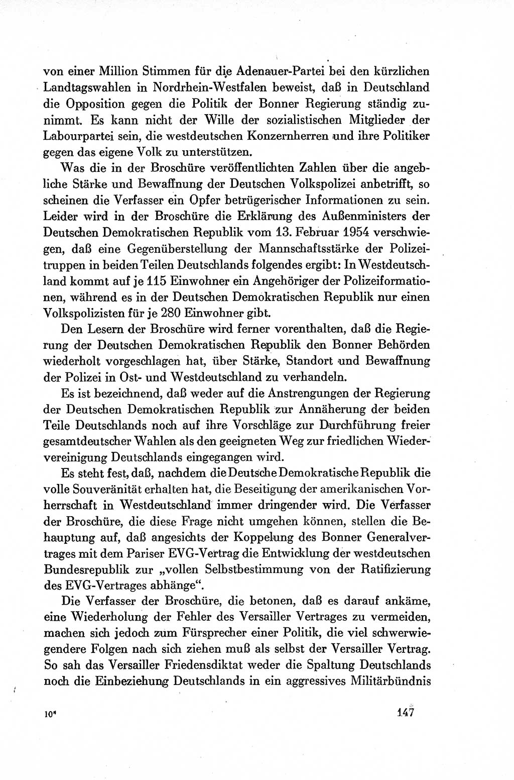 Dokumente der Sozialistischen Einheitspartei Deutschlands (SED) [Deutsche Demokratische Republik (DDR)] 1954-1955, Seite 147 (Dok. SED DDR 1954-1955, S. 147)