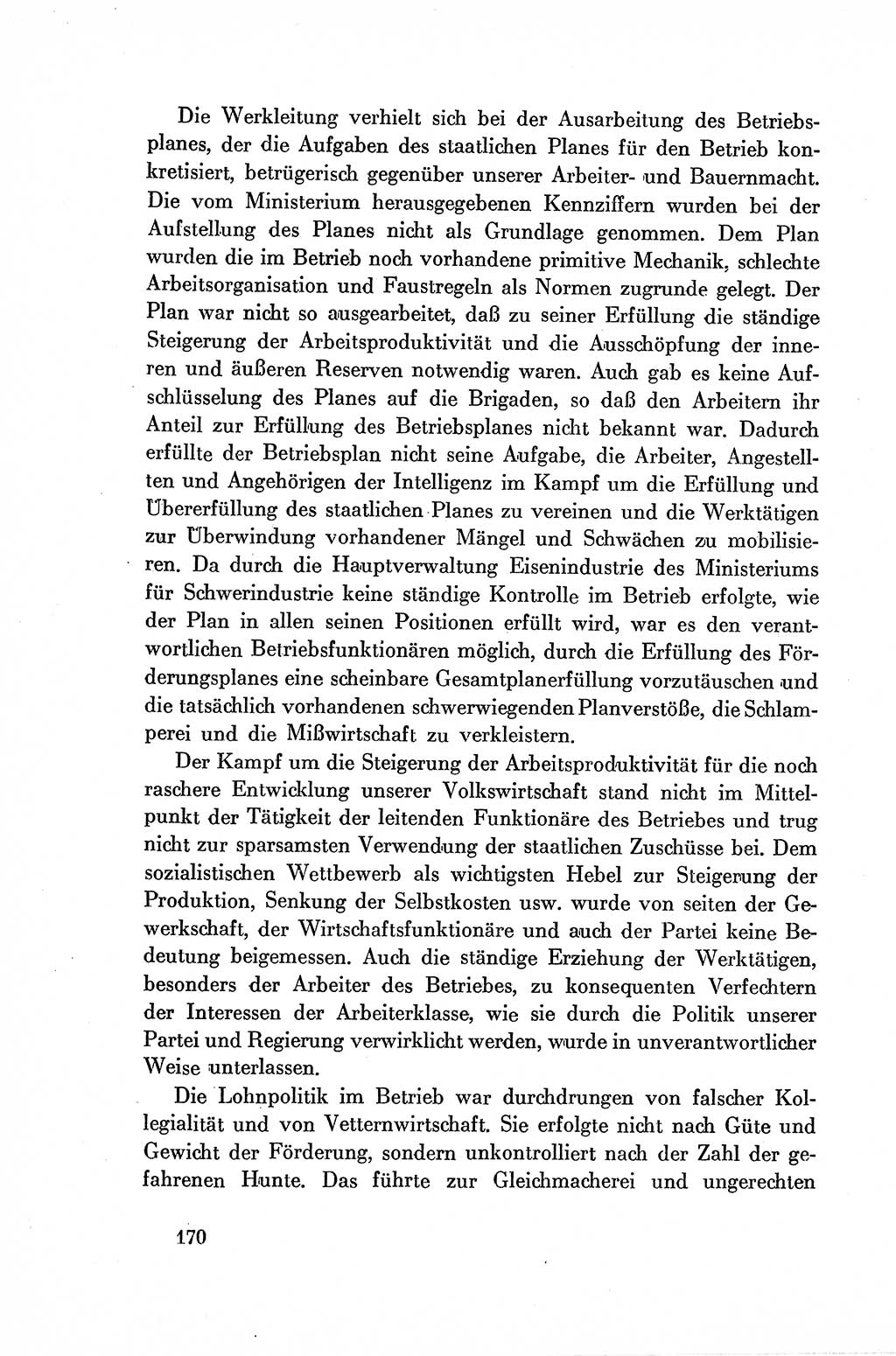 Dokumente der Sozialistischen Einheitspartei Deutschlands (SED) [Deutsche Demokratische Republik (DDR)] 1954-1955, Seite 170 (Dok. SED DDR 1954-1955, S. 170)