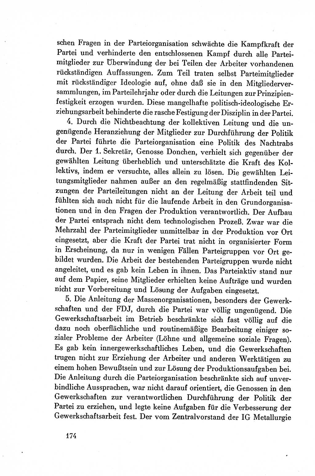 Dokumente der Sozialistischen Einheitspartei Deutschlands (SED) [Deutsche Demokratische Republik (DDR)] 1954-1955, Seite 174 (Dok. SED DDR 1954-1955, S. 174)