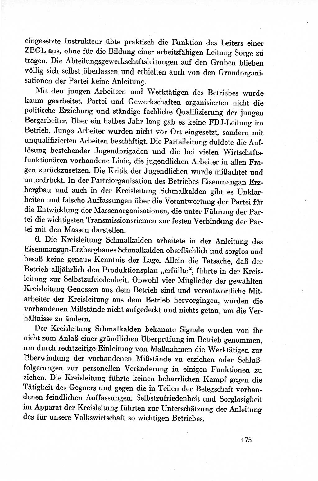 Dokumente der Sozialistischen Einheitspartei Deutschlands (SED) [Deutsche Demokratische Republik (DDR)] 1954-1955, Seite 175 (Dok. SED DDR 1954-1955, S. 175)