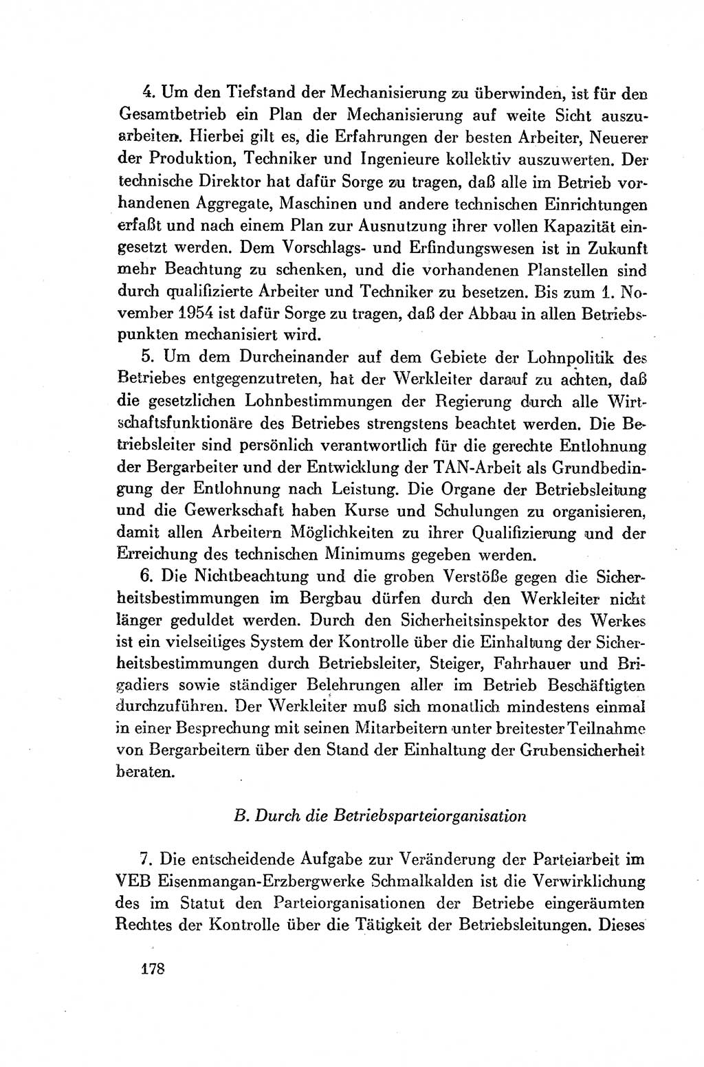 Dokumente der Sozialistischen Einheitspartei Deutschlands (SED) [Deutsche Demokratische Republik (DDR)] 1954-1955, Seite 178 (Dok. SED DDR 1954-1955, S. 178)