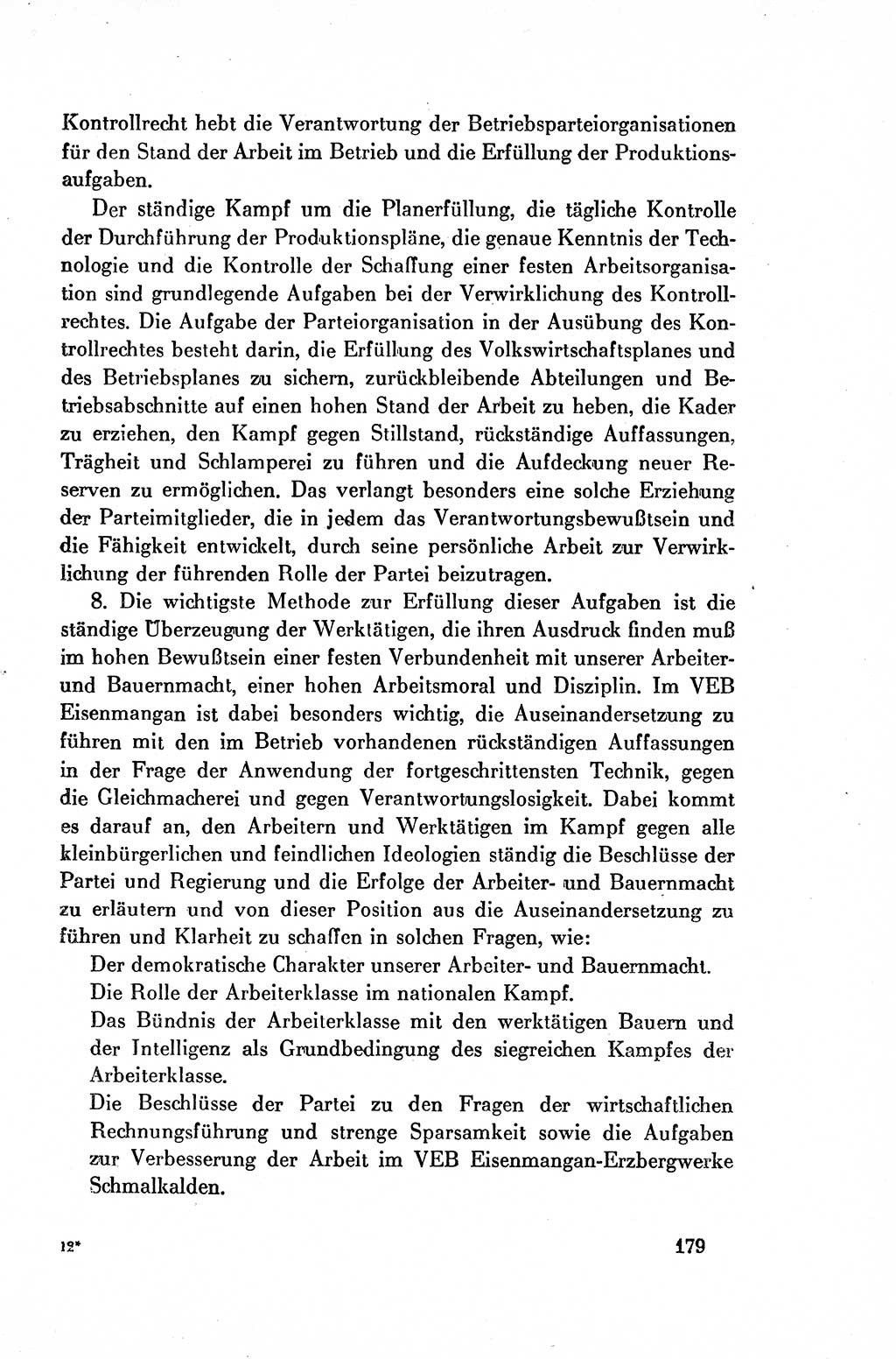 Dokumente der Sozialistischen Einheitspartei Deutschlands (SED) [Deutsche Demokratische Republik (DDR)] 1954-1955, Seite 179 (Dok. SED DDR 1954-1955, S. 179)