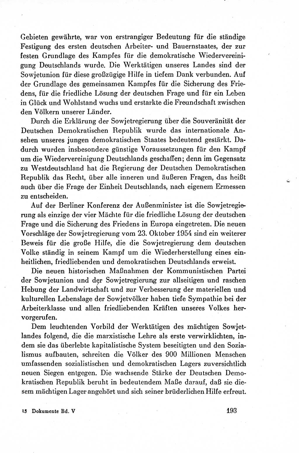 Dokumente der Sozialistischen Einheitspartei Deutschlands (SED) [Deutsche Demokratische Republik (DDR)] 1954-1955, Seite 193 (Dok. SED DDR 1954-1955, S. 193)
