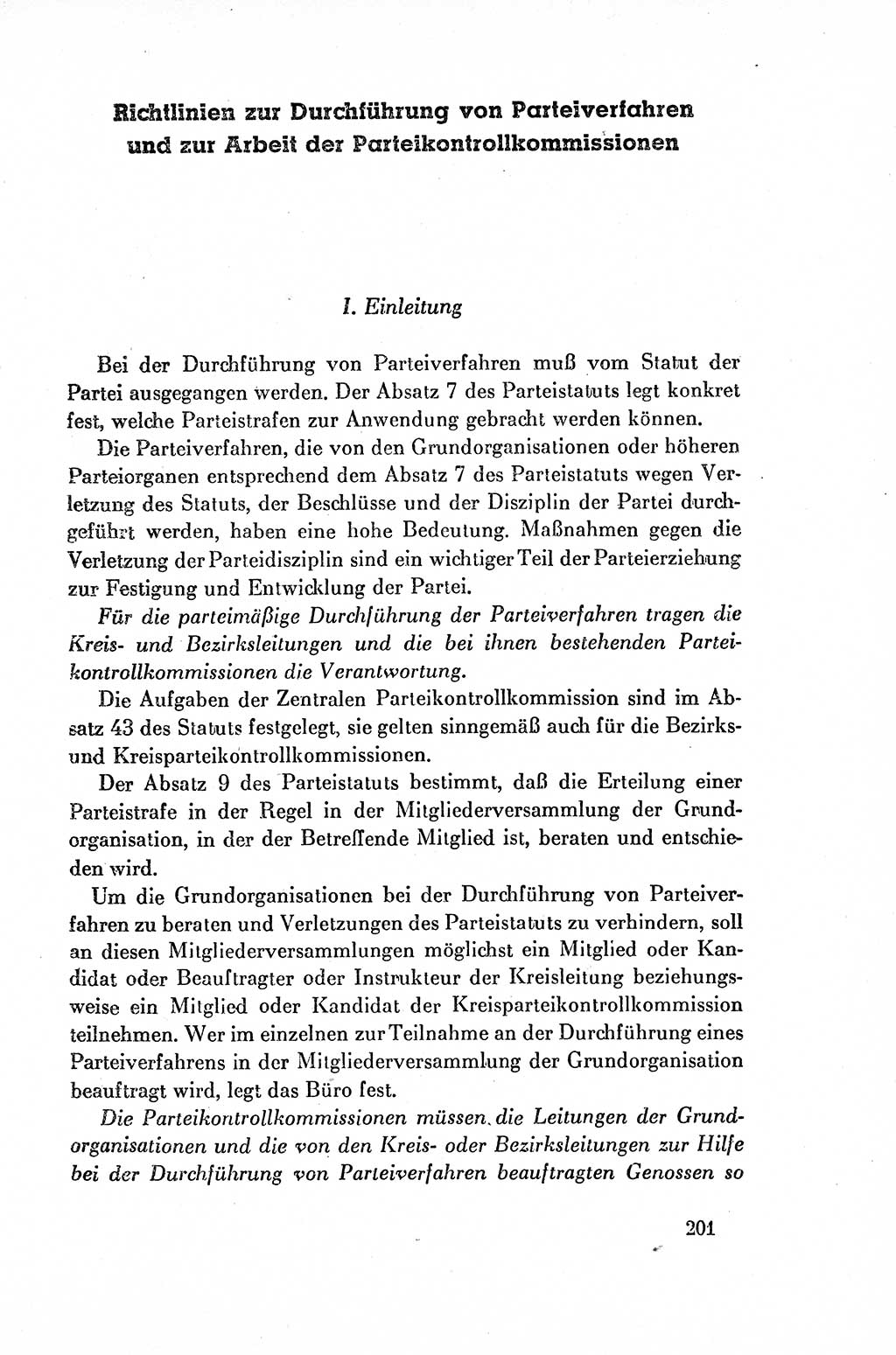 Dokumente der Sozialistischen Einheitspartei Deutschlands (SED) [Deutsche Demokratische Republik (DDR)] 1954-1955, Seite 201 (Dok. SED DDR 1954-1955, S. 201)