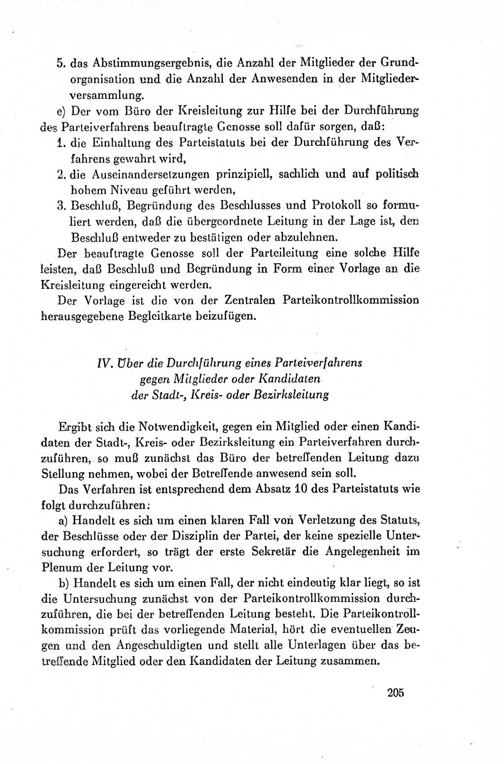 Dokumente der Sozialistischen Einheitspartei Deutschlands (SED) [Deutsche Demokratische Republik (DDR)] 1954-1955, Seite 205 (Dok. SED DDR 1954-1955, S. 205)