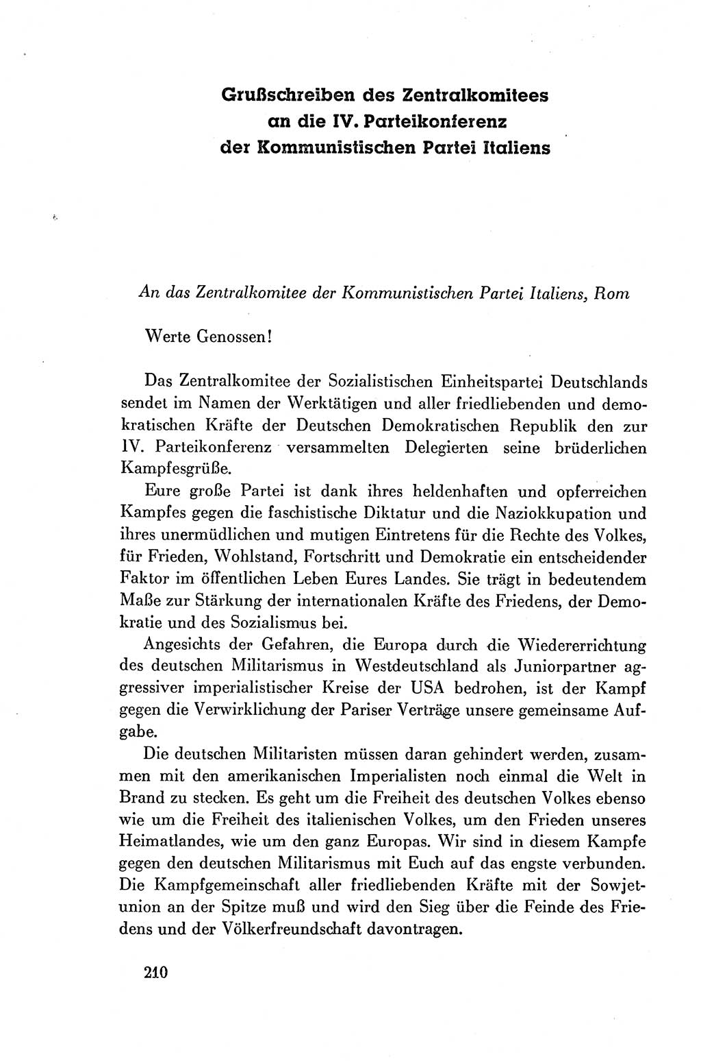 Dokumente der Sozialistischen Einheitspartei Deutschlands (SED) [Deutsche Demokratische Republik (DDR)] 1954-1955, Seite 210 (Dok. SED DDR 1954-1955, S. 210)