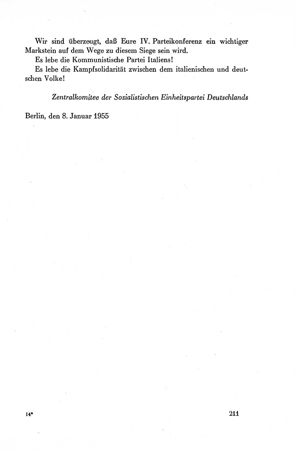 Dokumente der Sozialistischen Einheitspartei Deutschlands (SED) [Deutsche Demokratische Republik (DDR)] 1954-1955, Seite 211 (Dok. SED DDR 1954-1955, S. 211)