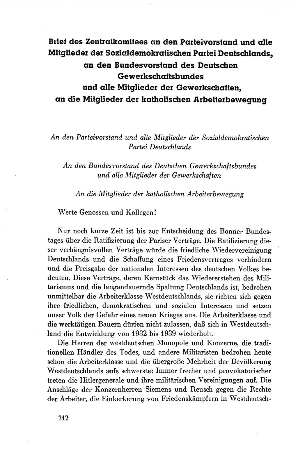 Dokumente der Sozialistischen Einheitspartei Deutschlands (SED) [Deutsche Demokratische Republik (DDR)] 1954-1955, Seite 212 (Dok. SED DDR 1954-1955, S. 212)