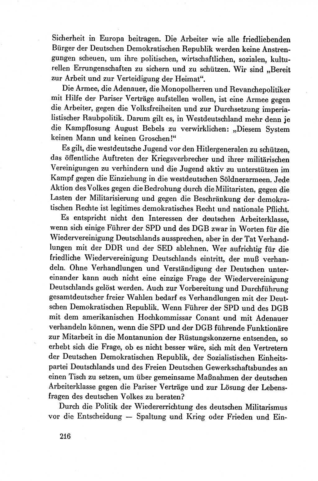 Dokumente der Sozialistischen Einheitspartei Deutschlands (SED) [Deutsche Demokratische Republik (DDR)] 1954-1955, Seite 216 (Dok. SED DDR 1954-1955, S. 216)