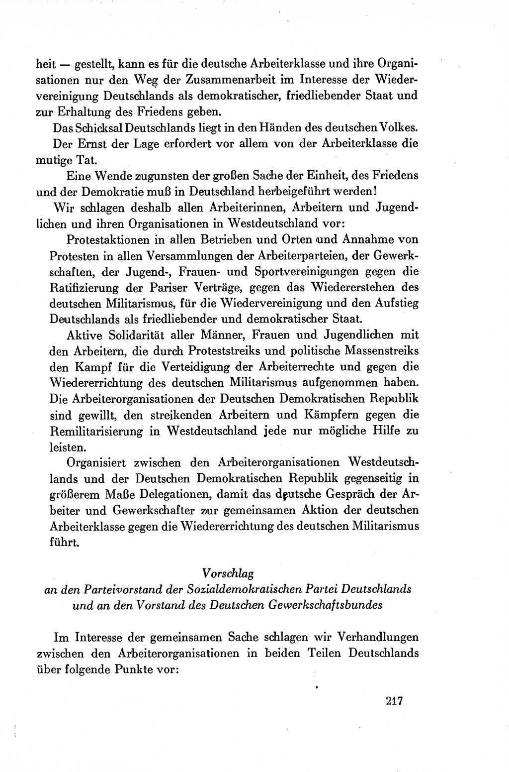 Dokumente der Sozialistischen Einheitspartei Deutschlands (SED) [Deutsche Demokratische Republik (DDR)] 1954-1955, Seite 217 (Dok. SED DDR 1954-1955, S. 217)