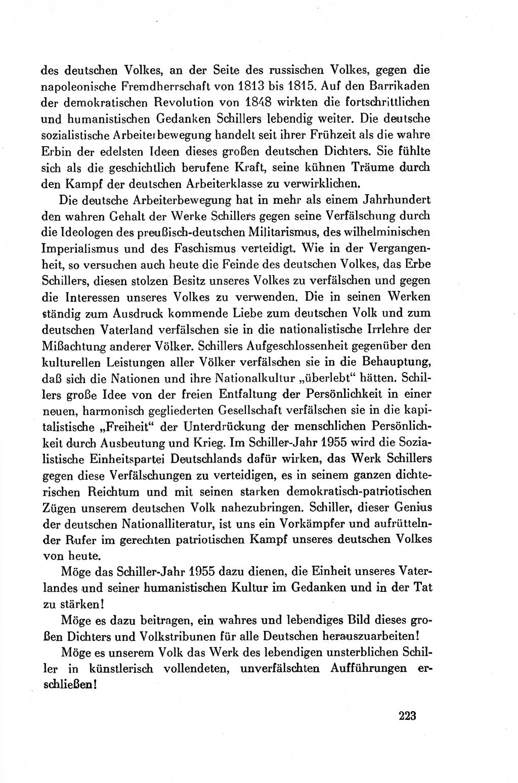 Dokumente der Sozialistischen Einheitspartei Deutschlands (SED) [Deutsche Demokratische Republik (DDR)] 1954-1955, Seite 223 (Dok. SED DDR 1954-1955, S. 223)