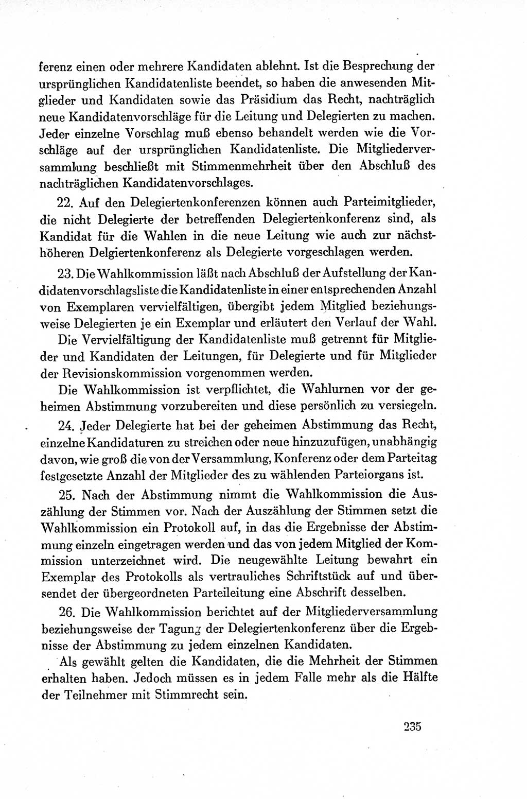 Dokumente der Sozialistischen Einheitspartei Deutschlands (SED) [Deutsche Demokratische Republik (DDR)] 1954-1955, Seite 235 (Dok. SED DDR 1954-1955, S. 235)