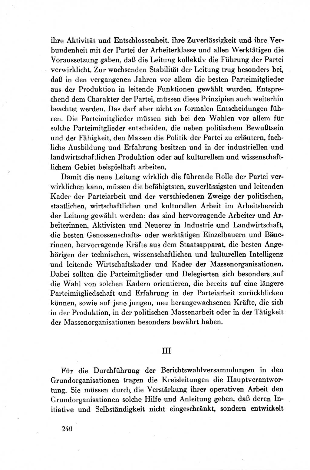 Dokumente der Sozialistischen Einheitspartei Deutschlands (SED) [Deutsche Demokratische Republik (DDR)] 1954-1955, Seite 240 (Dok. SED DDR 1954-1955, S. 240)