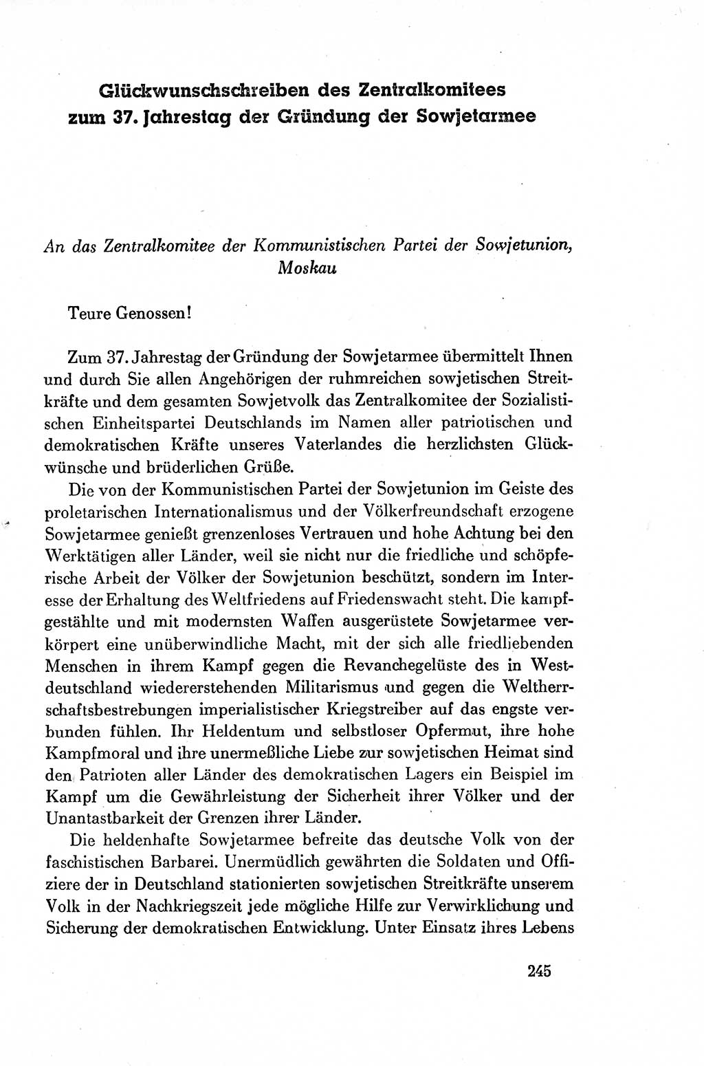 Dokumente der Sozialistischen Einheitspartei Deutschlands (SED) [Deutsche Demokratische Republik (DDR)] 1954-1955, Seite 245 (Dok. SED DDR 1954-1955, S. 245)